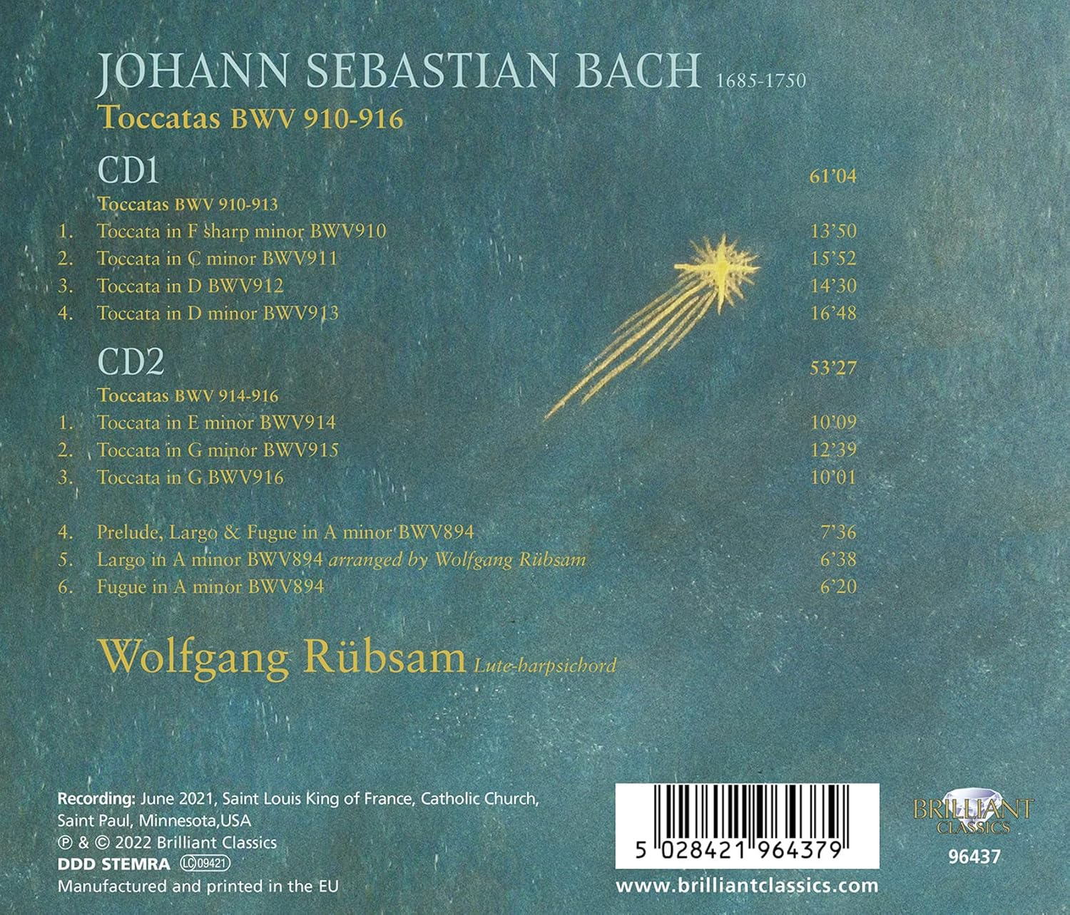 Toccatas BWV 910-916 image number 1