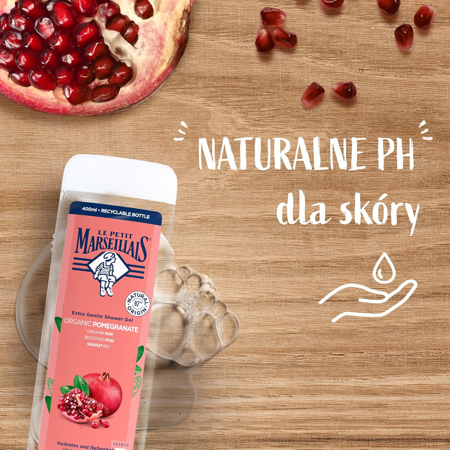 Le Petit Marseillais Garnet Shower Gel 400 Ml image number 5