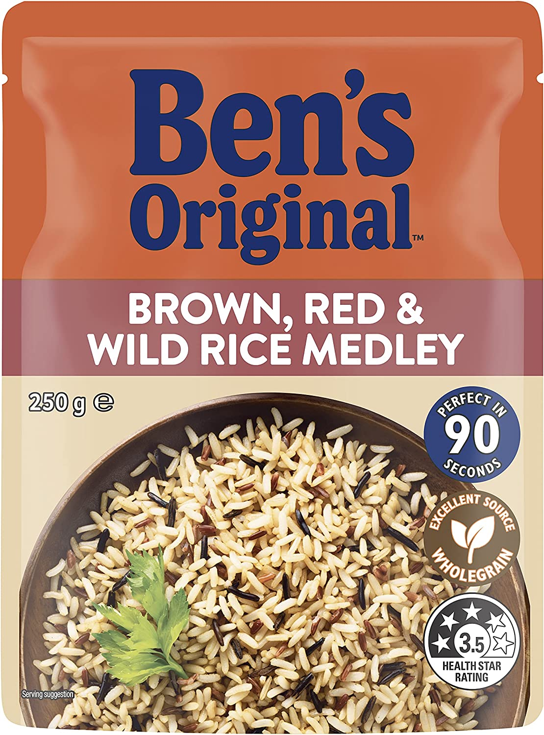 Mars Food Ben'S Original Brown Red and Wild Rice Medley 6X250G image number 4