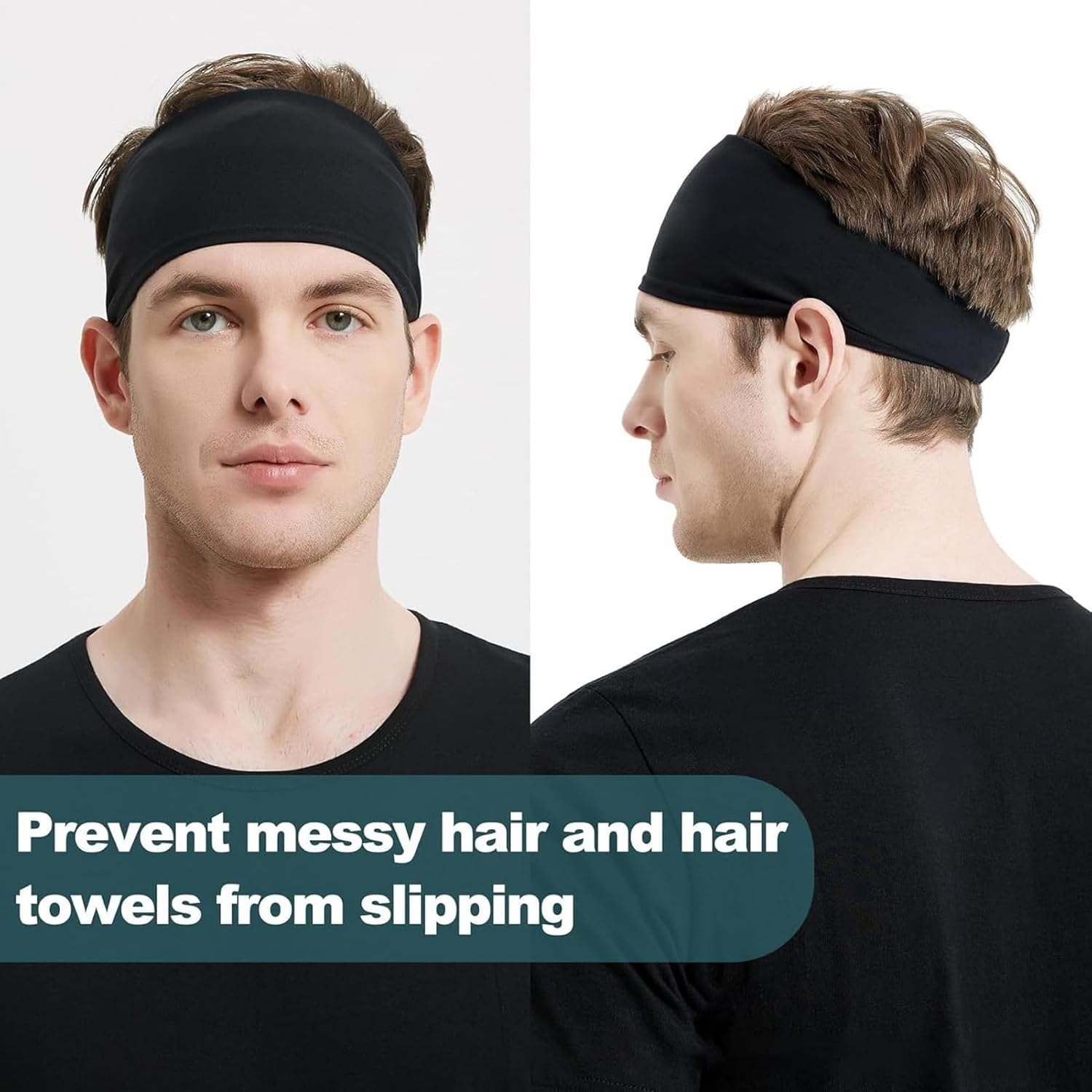 Premium Sports Headbands for Women Men 6 Pack, Non-Slip Running Hair Bands, Lightweight Sweat Bands for Gym, Yoga, and Everyday Use, Suitable Running Headbands for All Activities image number 1