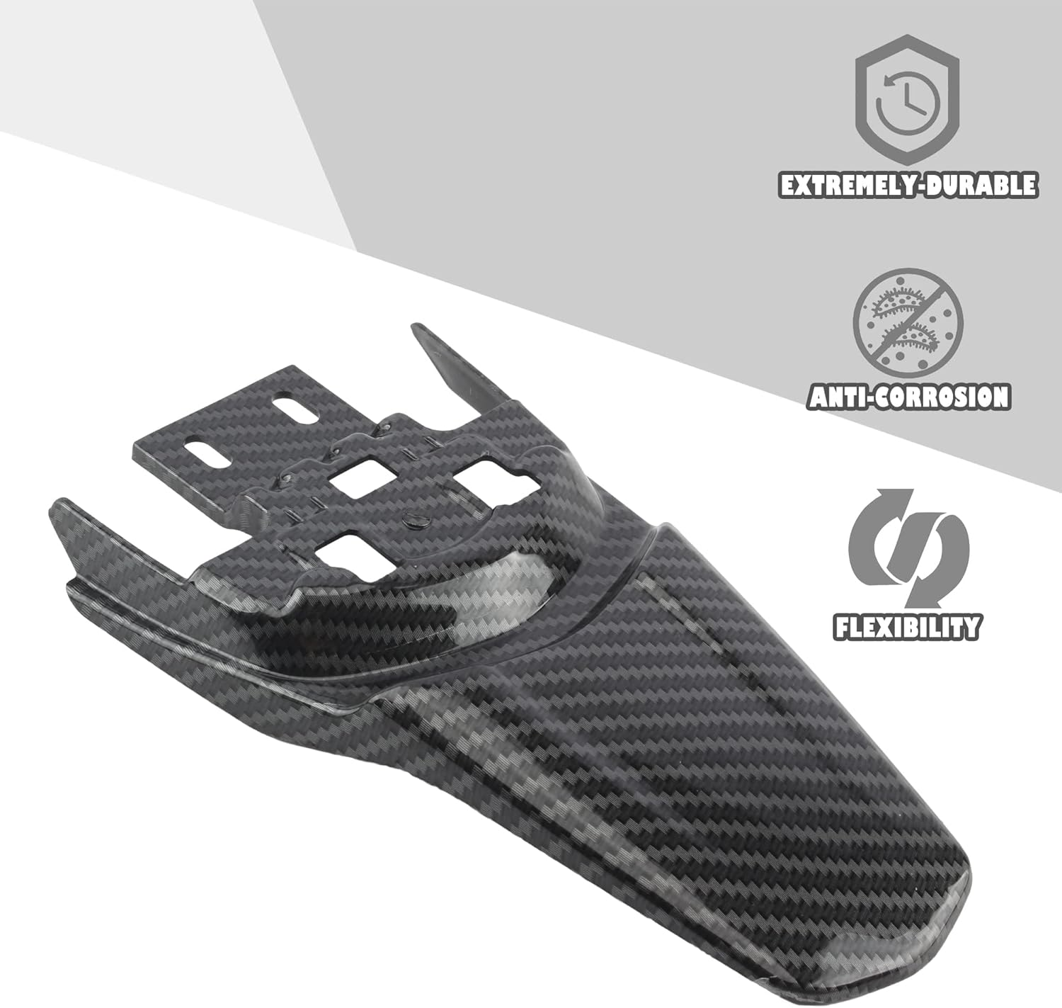 Sur Ron Back Fender,Imitation Carbon Fiber Dirt Bike Rear Fender Protectorfor Sur-Ron Light Bee image number 2