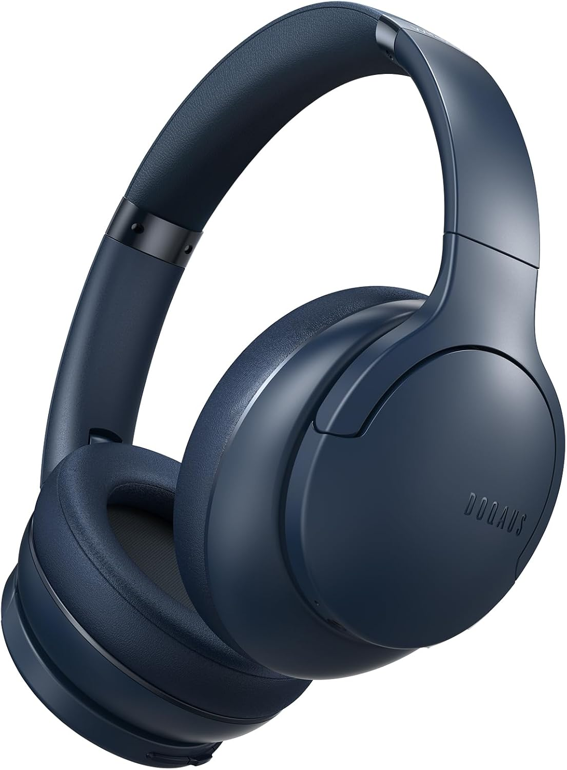 DOQAUS Bluetooth Headphones Over-Ear, up to 90 Hours Wireless Bluetooth Headphones with 3 EQ Modes, Bluetooth 5.4 Hifi Stereo Foldable Wireless Headphones for Travel/Office/Mobile Phone/Pc, Soft Blue