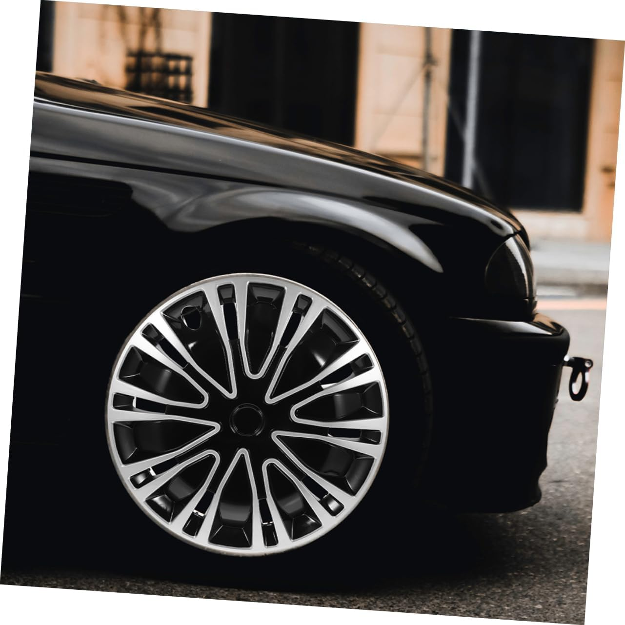 VINTORKY 2Pcs Wheel Rim Cover Hubcap Decoration for Cars Automotive Hubcaps Decorative Design for Spare Wheel Cover image number 4