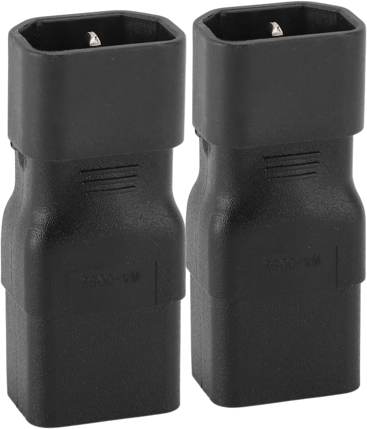 C14 to C19 Adapter,Iec320 C14 to IEC320 C19 Power Adapter, Flame Retardant, Heat Resistant, 10A-15A, with Integrated Molding Reinforcement for Server PDU, UPS Power Adapter image number 2