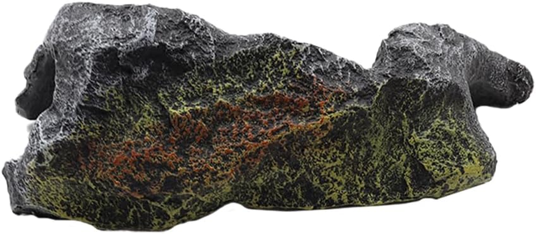 NUZAMAS Fish Tank Simulation Resin Rock Cave Hideouts Terrarium Habitat Decor Aquarium Resin Cave Ornaments for Lizards Snakes Crab Bearded Dragon Gecko image number 1