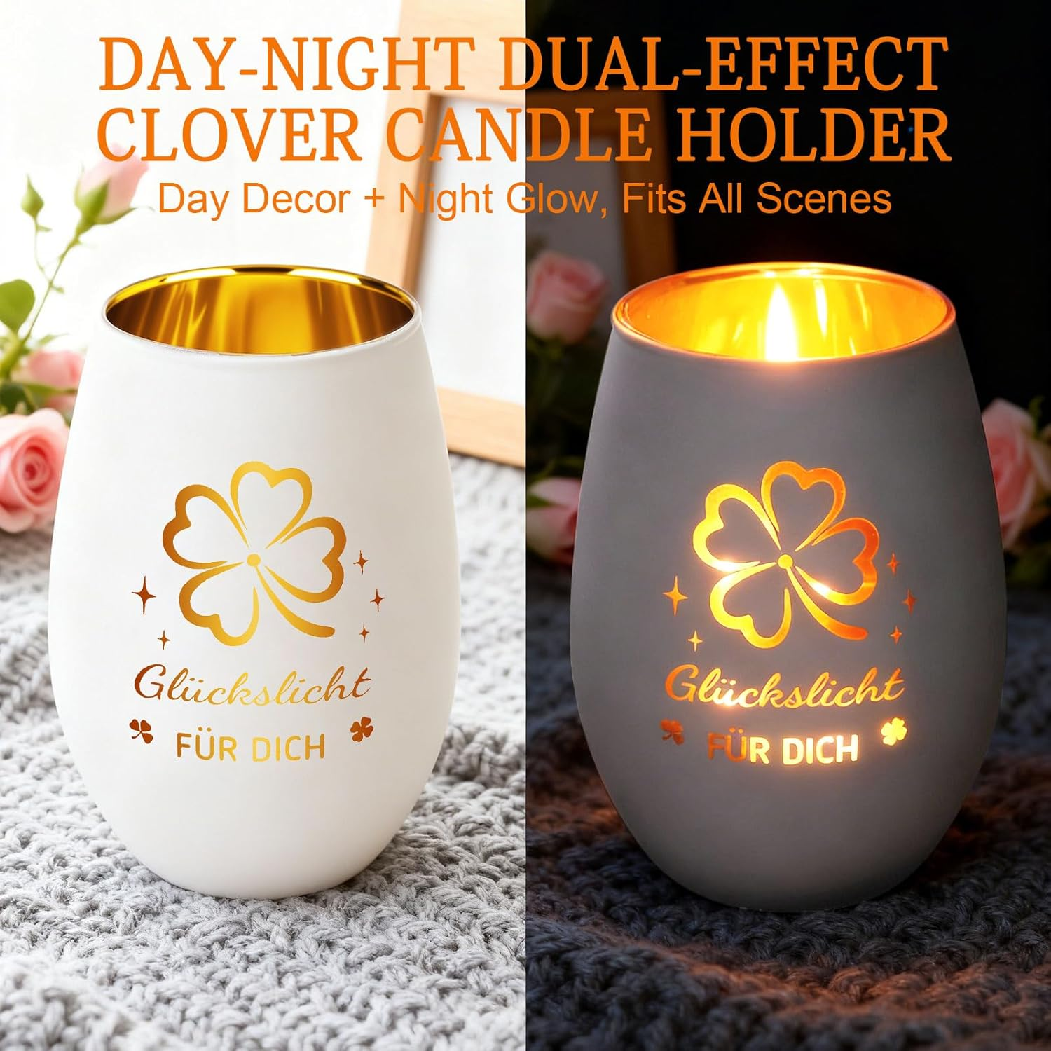 Lucky Light Lantern Gifts for Women, High-Quality Engraved Tea Light Holder, Gift Ideas for Women, Birthday, Valentine'S Day image number 3