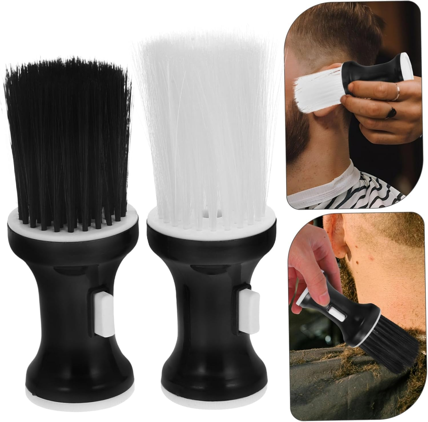 Body Powder Brush Hair Salon Supplies Brushes, 2Pcs Body Powder Brushes Duster Hair Salon Supplies Brushes,Barber Powder Neck Duster Brushes,Body Powder Brushes Barber Brushes image number 5