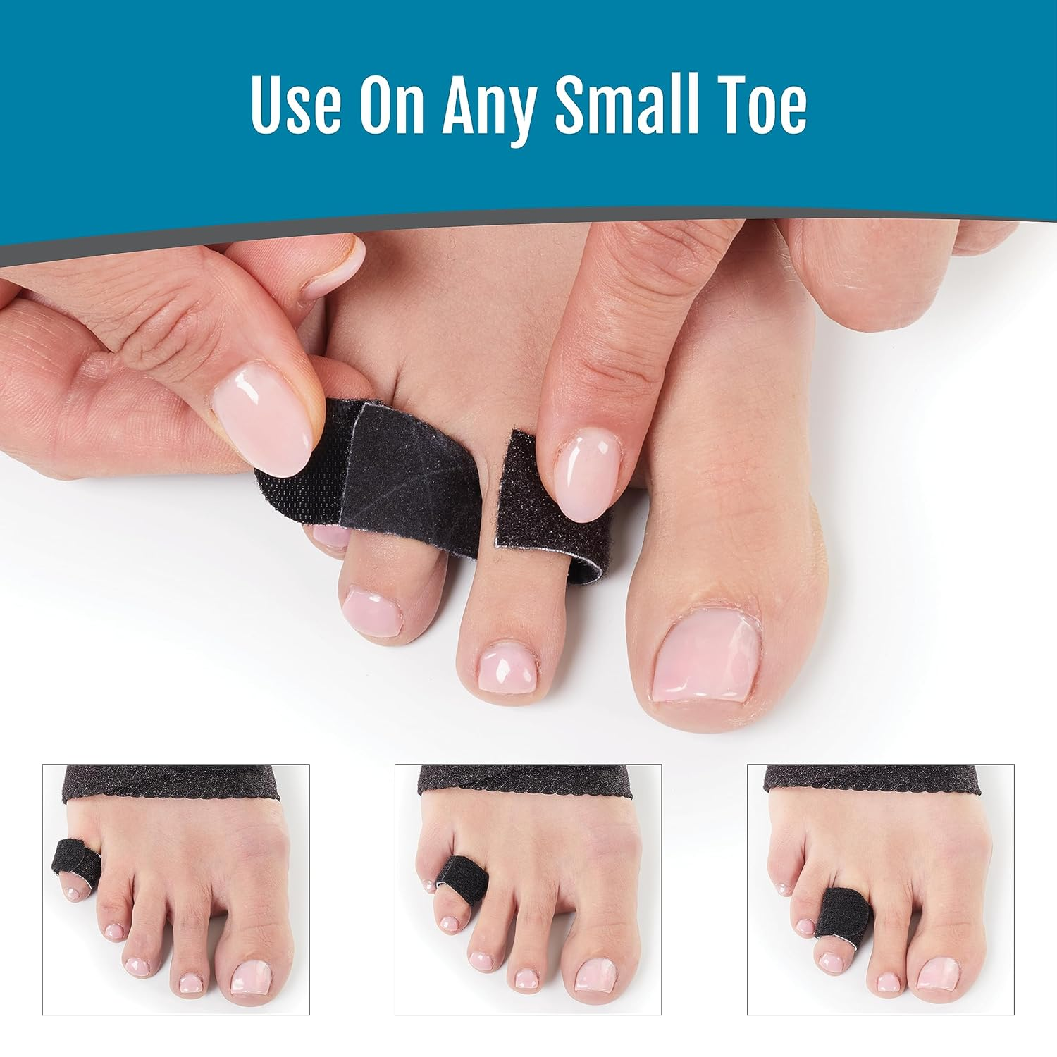 Hammer Toe Straightener for Metatarsalgia, Claw Toe or Mallet Toe - Osteotomy Strap and Foot Compression Wrap - By image number 2