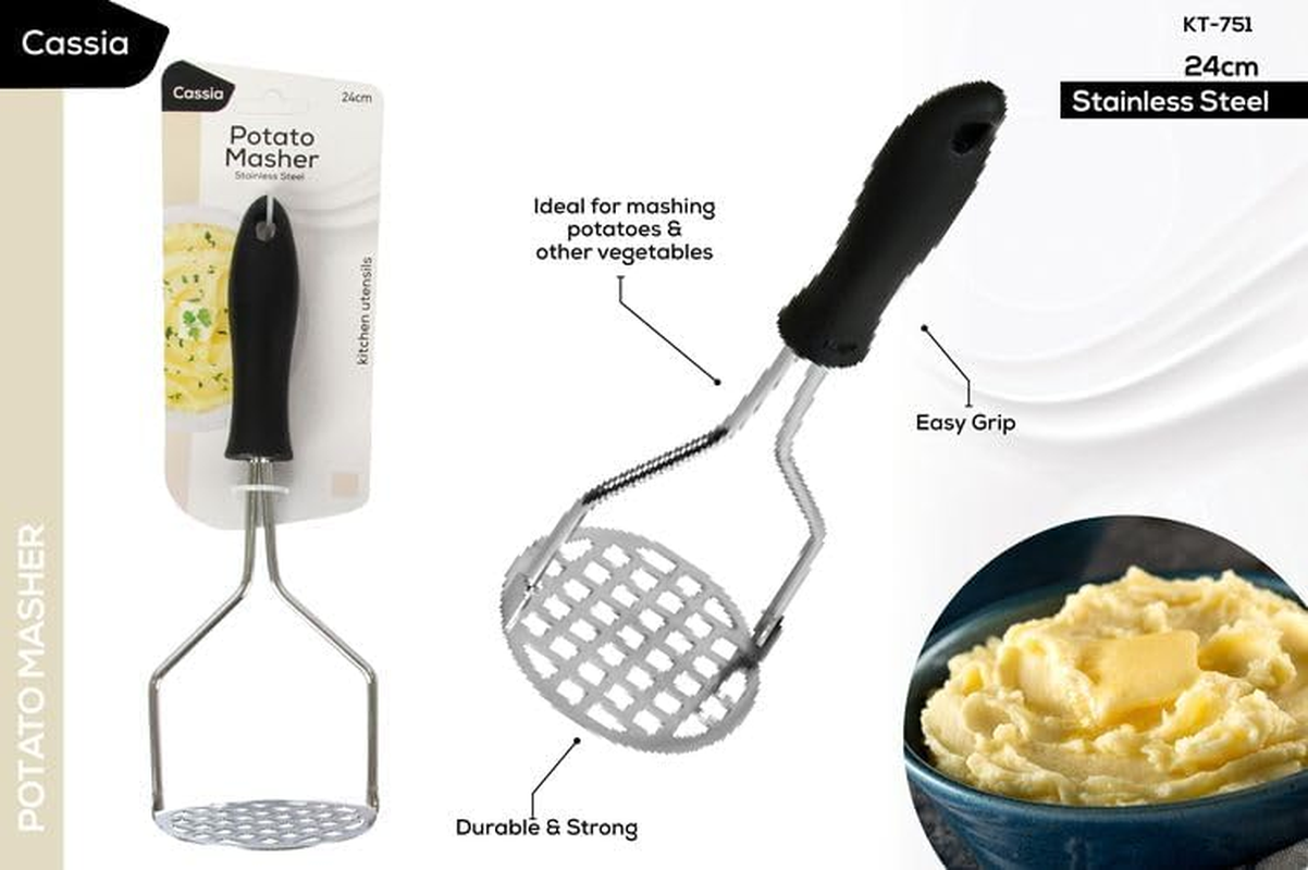 Cassia Stainless Steal Potato Masher