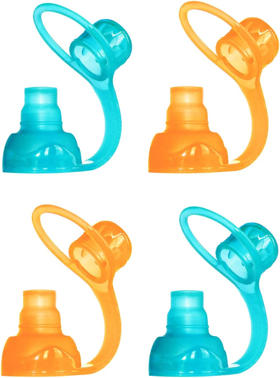 Choomee Softsip Food Pouch Tops 4 Ct Swirl Colors