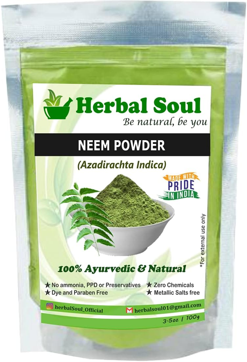 Herbal Soul Combo of Neem Powder + Mulethi Powder + Reetha Powder + Shikakai Powder | 400 Gm image number 1