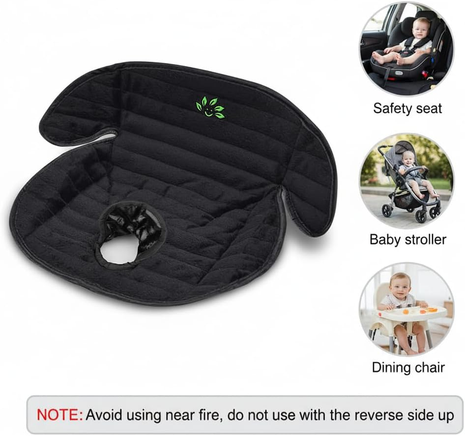Waterproof Piddle Pad Car Seat Protector, Machine Washable & Dryable Potty Training Seat Saver for Infant, Baby and Toddler by Quttly (1PCS)
