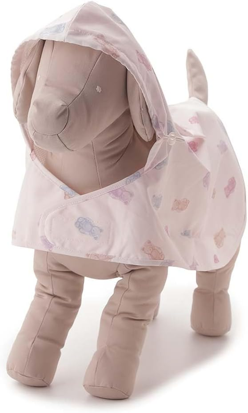 Gelato Pique Cat & Dog PAGG259036 PNK XL Large Size Rain Poncho, Pink, XL image number 2