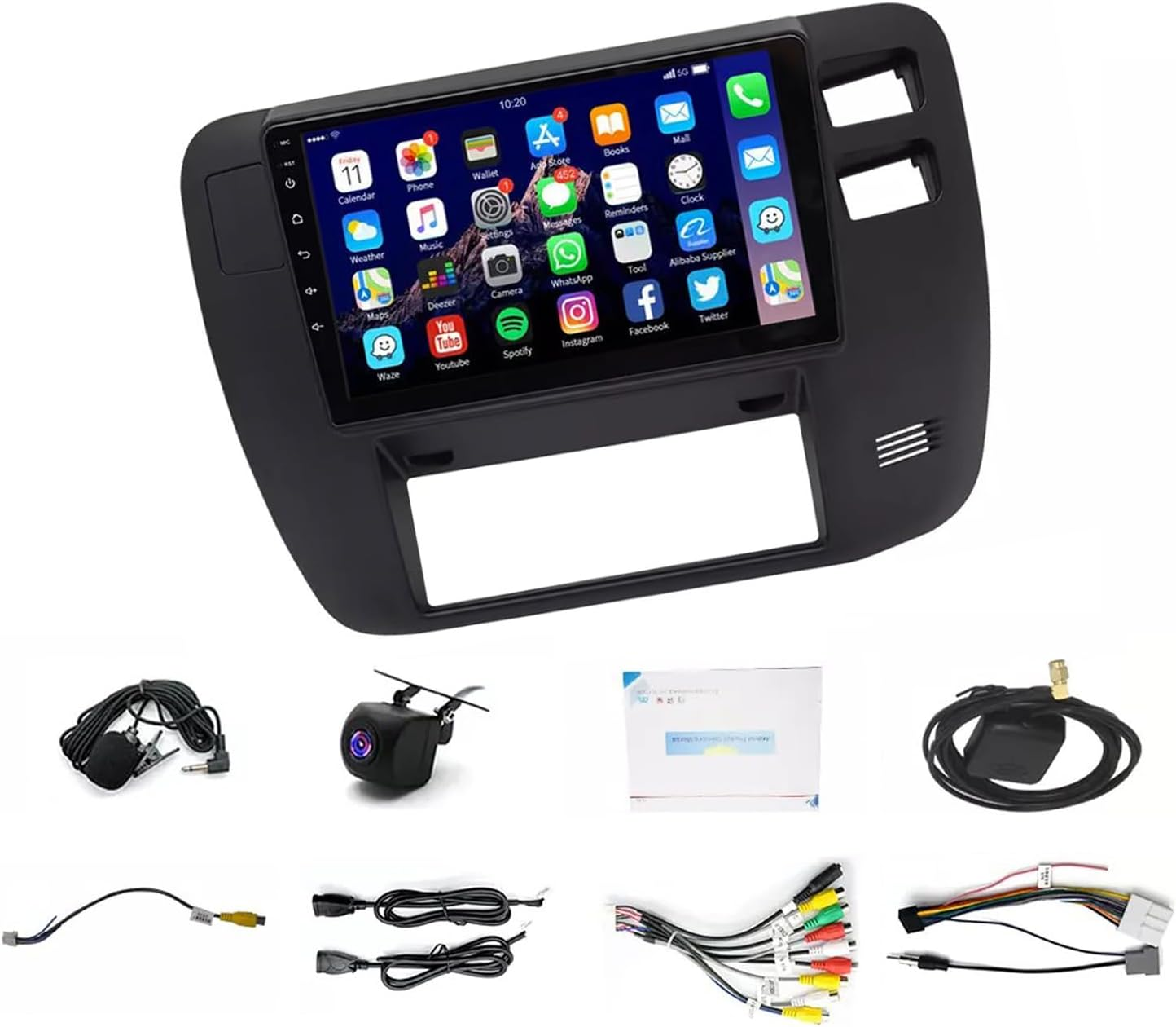 KAKA AUTO PARTS 9" Multimedia Head Unit Compatible with Nissan Patrol 1997-2009 Right-Hand Drive image number 5