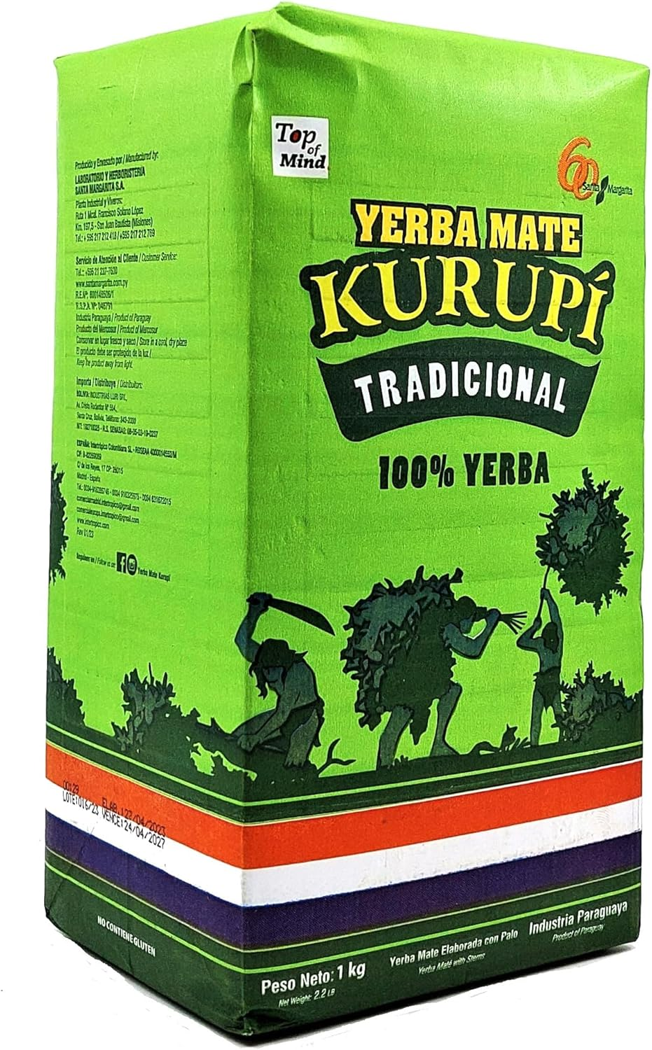Kurupi Yerba Mate Traditional Tea, 1 Kg image number 1