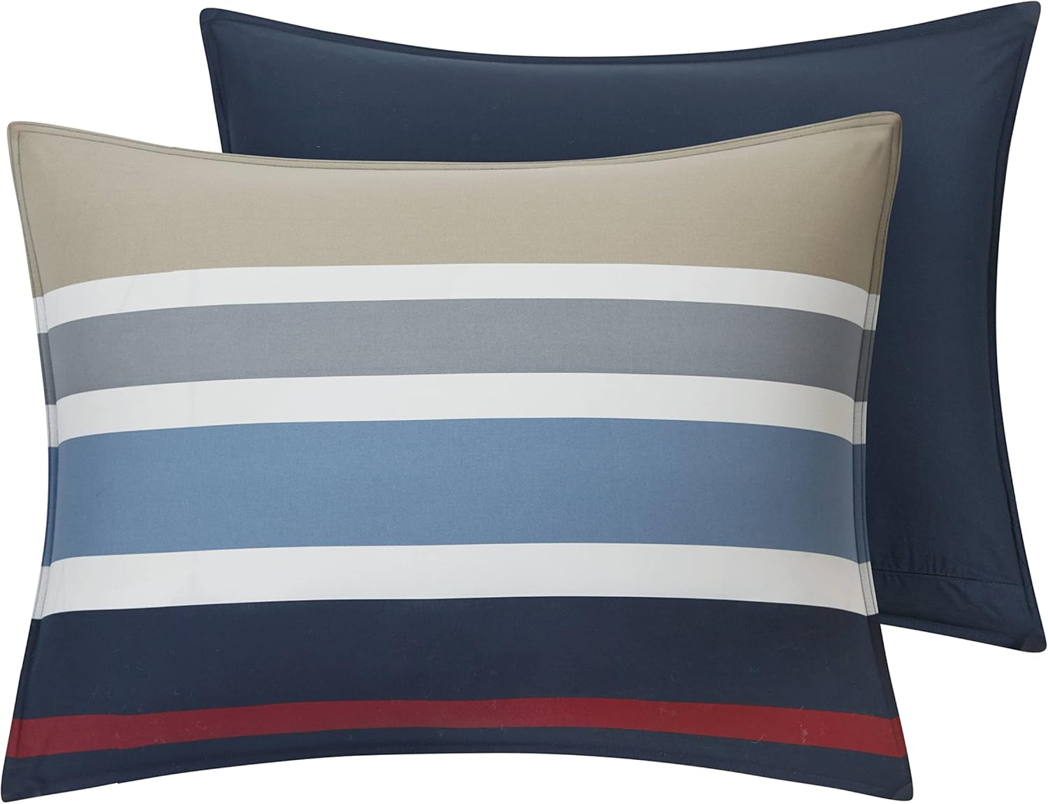 Nautica Bradford Duvet Cover Set, Full/Queen