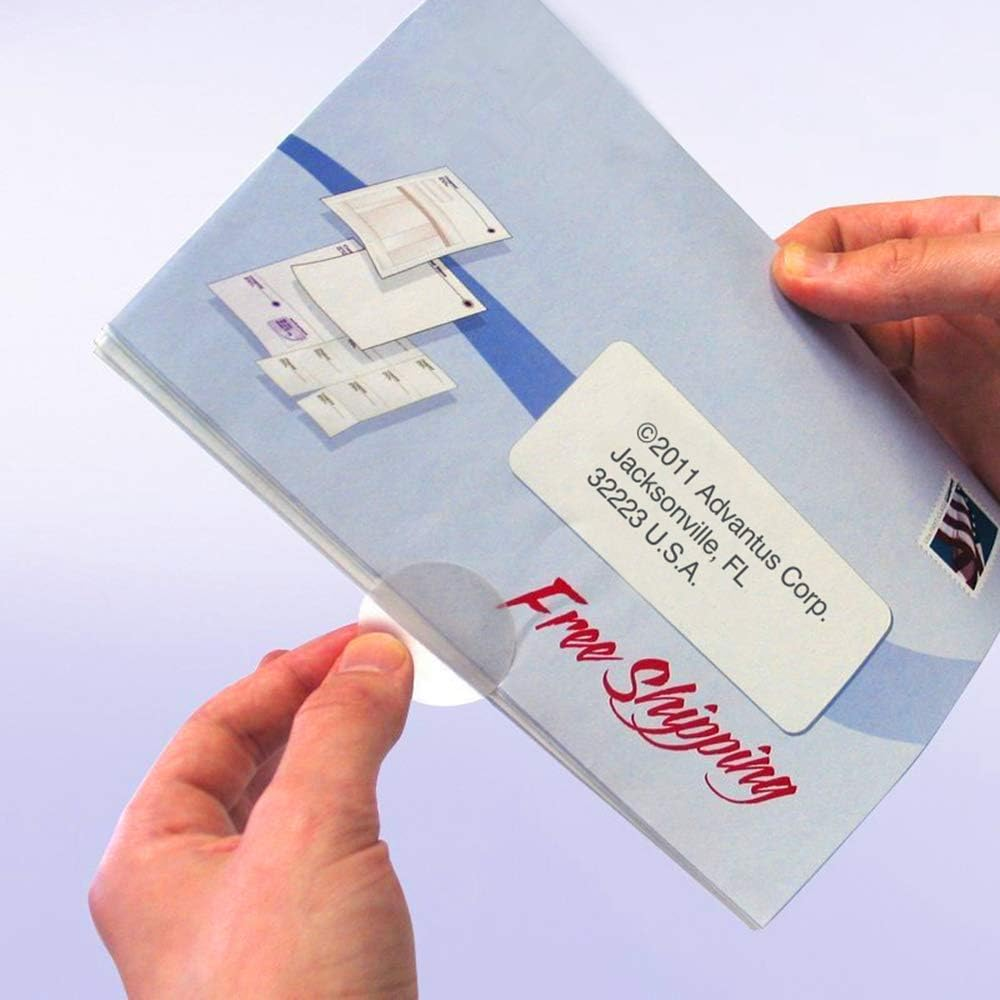 Hybsk Clear round Stickers 1000Pcs Circle Clear Sticker Retail Package Seals 1 Inch Transparent Circle Stickers Labels image number 2