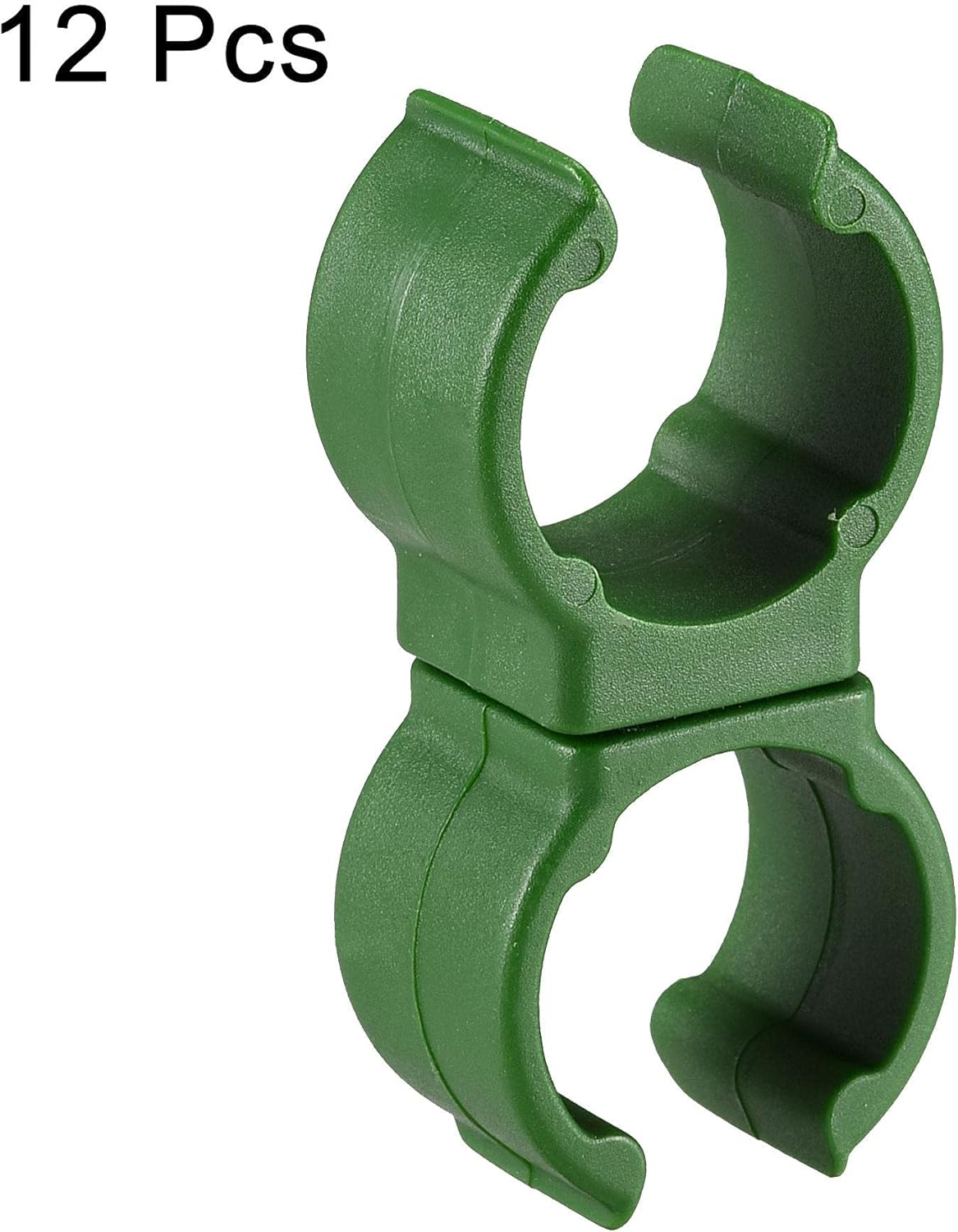 Uxcell Gardening Universal Clip, PP Plastic Rotatable Trellis Connector Bracket Parts for 20Mm Dia Plant Stakes 12Pcs image number 2