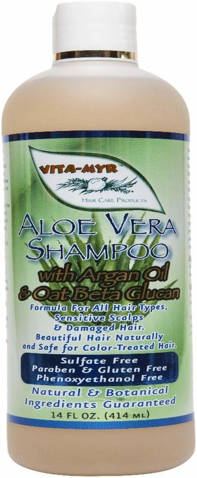 Vitamyr Aloe Vera 410Ml Natural Shampoo Botanical Ingredients