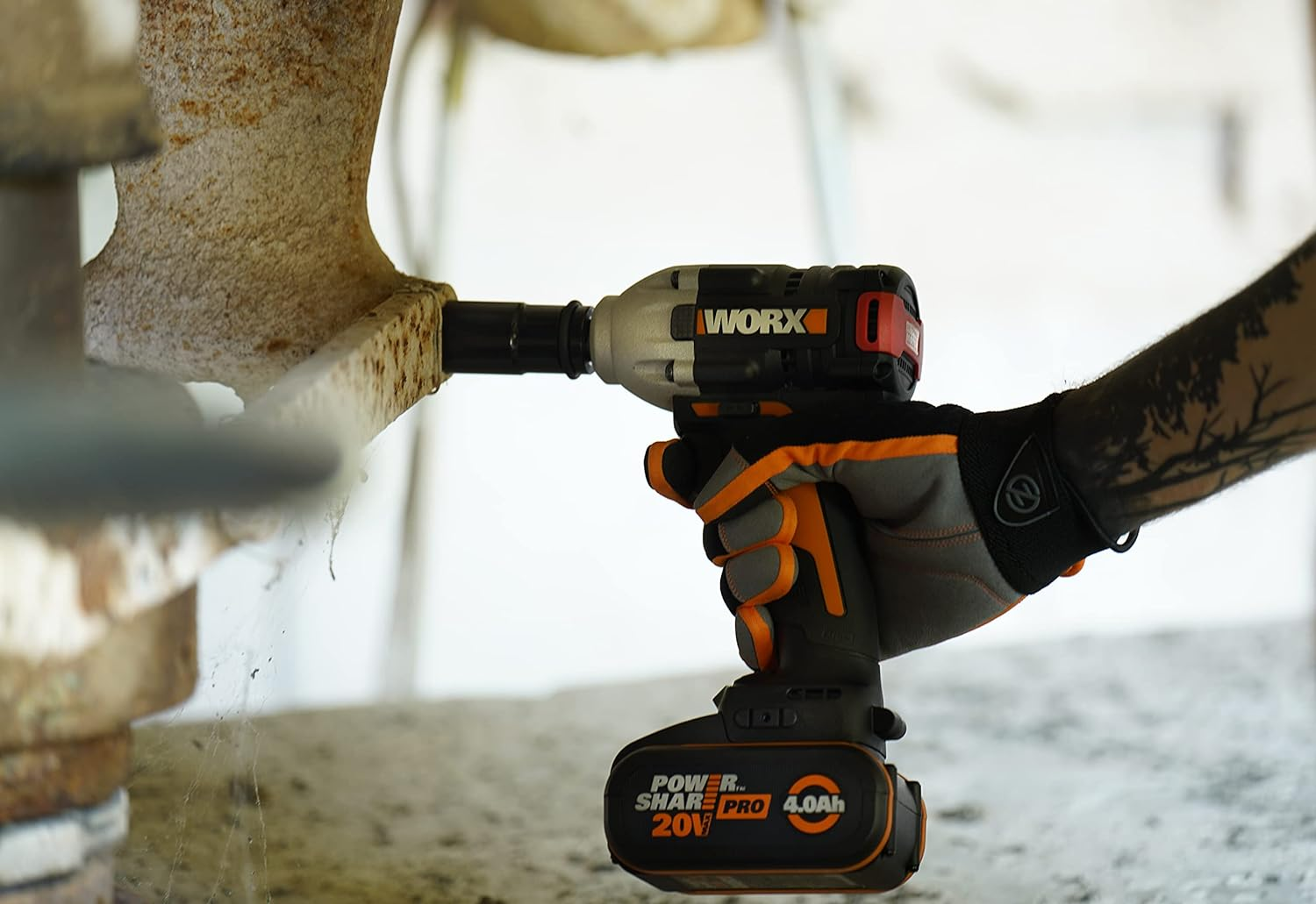 WORX WX272.9 20V Cordless Brushless Impact Wrench - Skin Only image number 3