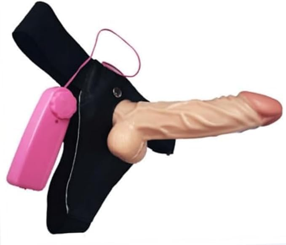 Strap on Dildo Vibrator Dildo Penis G Spot Dildo Vibrators Penis Sex Toys Hollow Silicone Penis Sleeve Adult Sex Toys Men Women Couples image number 4