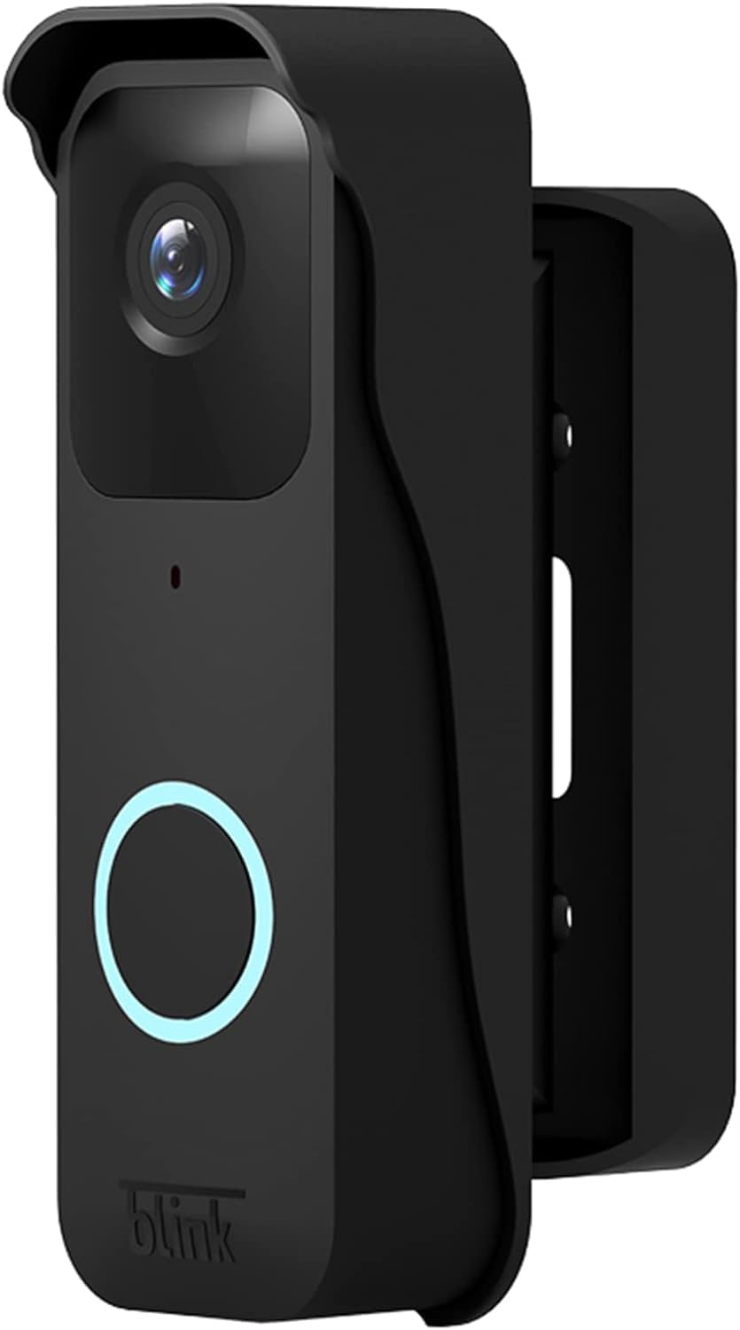 PAIKIUU Adhesive Ring Doorbell Mount with Adjustable 90 Degree Angle, 2 Way Installation Ring Doorbell Bracket No Drill with Screws Mounting Wedge Kit for Ring Video Doorbell