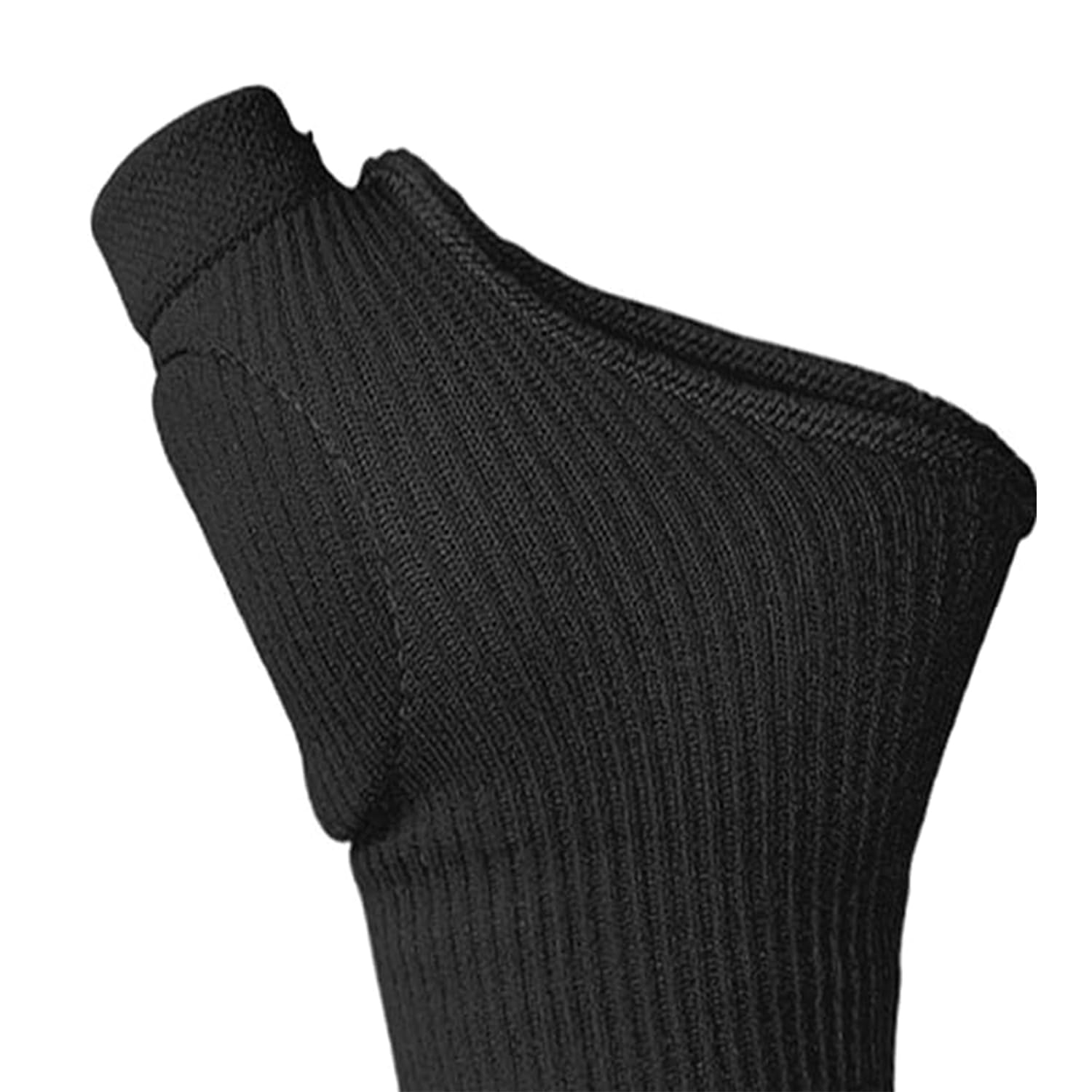 Roczential Gel Thumb Brace 1 Pair Wrist Support Compression Gloves Breathable Wrist Brace for Arthritis Pain Relief Protector Support Compression Arthritis Gloves for Carpal Tunnel Tenosynovitis (Black) image number 2