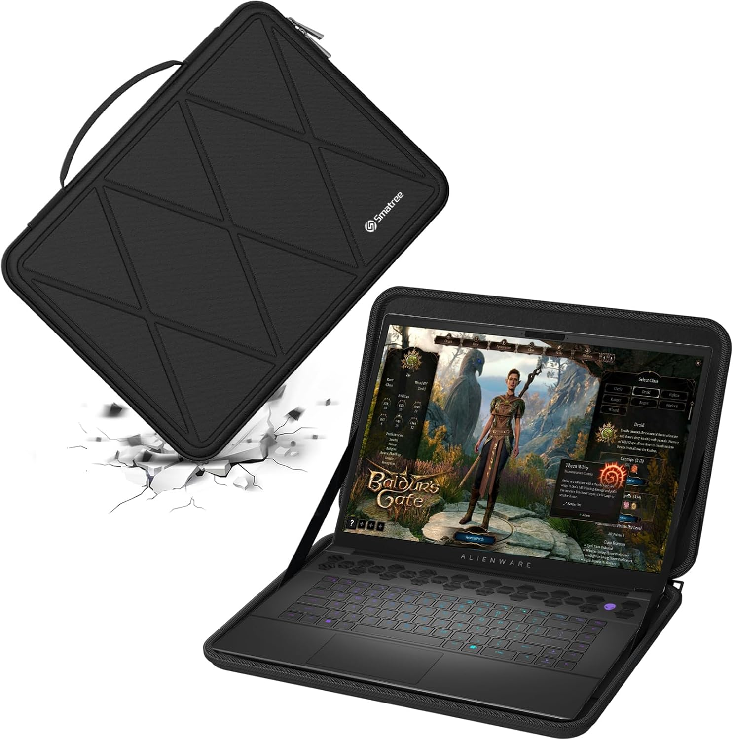 Smatree Hard EVA Protective Sleeve Case Compatible for 14 Inch DELL Latitude 5430 Rugged Laptop(X8260)