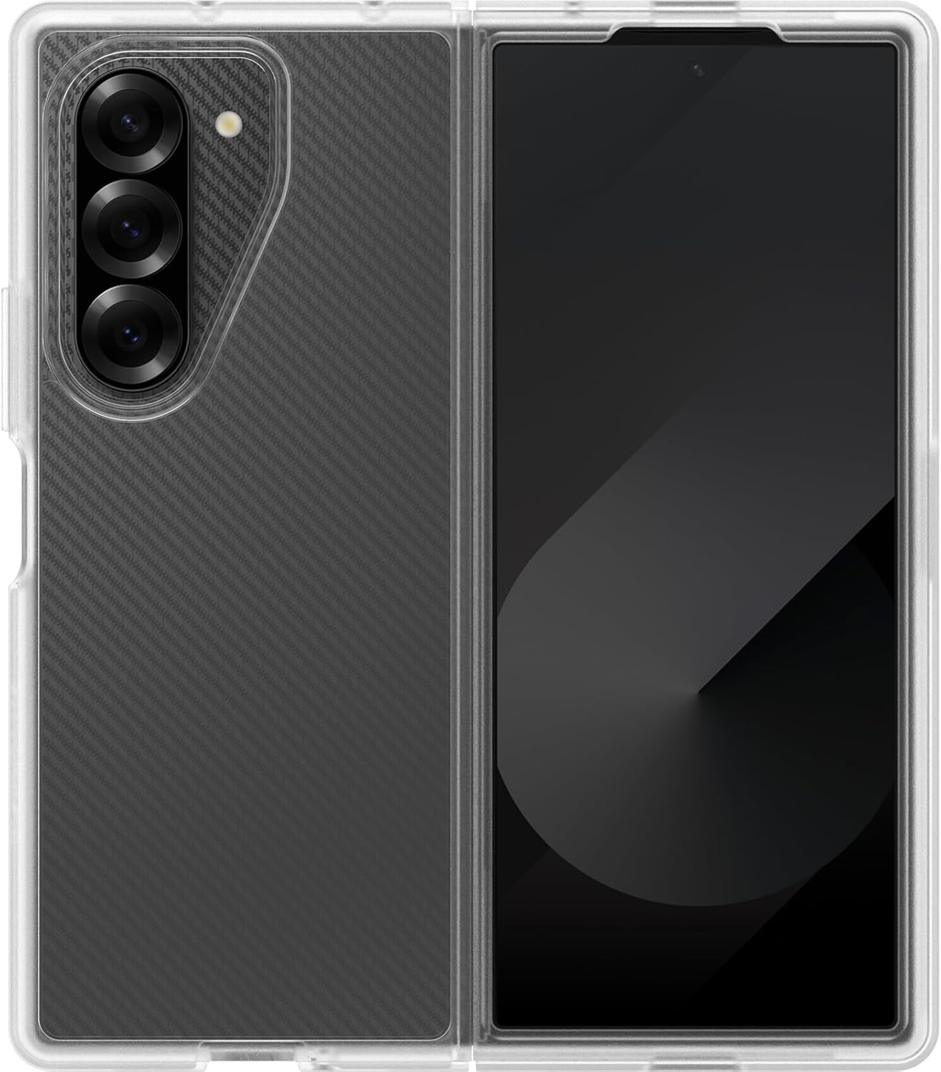 Otterbox Thin Flex Case for Samsung Galaxy Z Fold6, Shockproof, Drop Proof, Sleek Two Piece Protective Case, Tested to Military Standard, for Foldable Phones, Clear image number 6