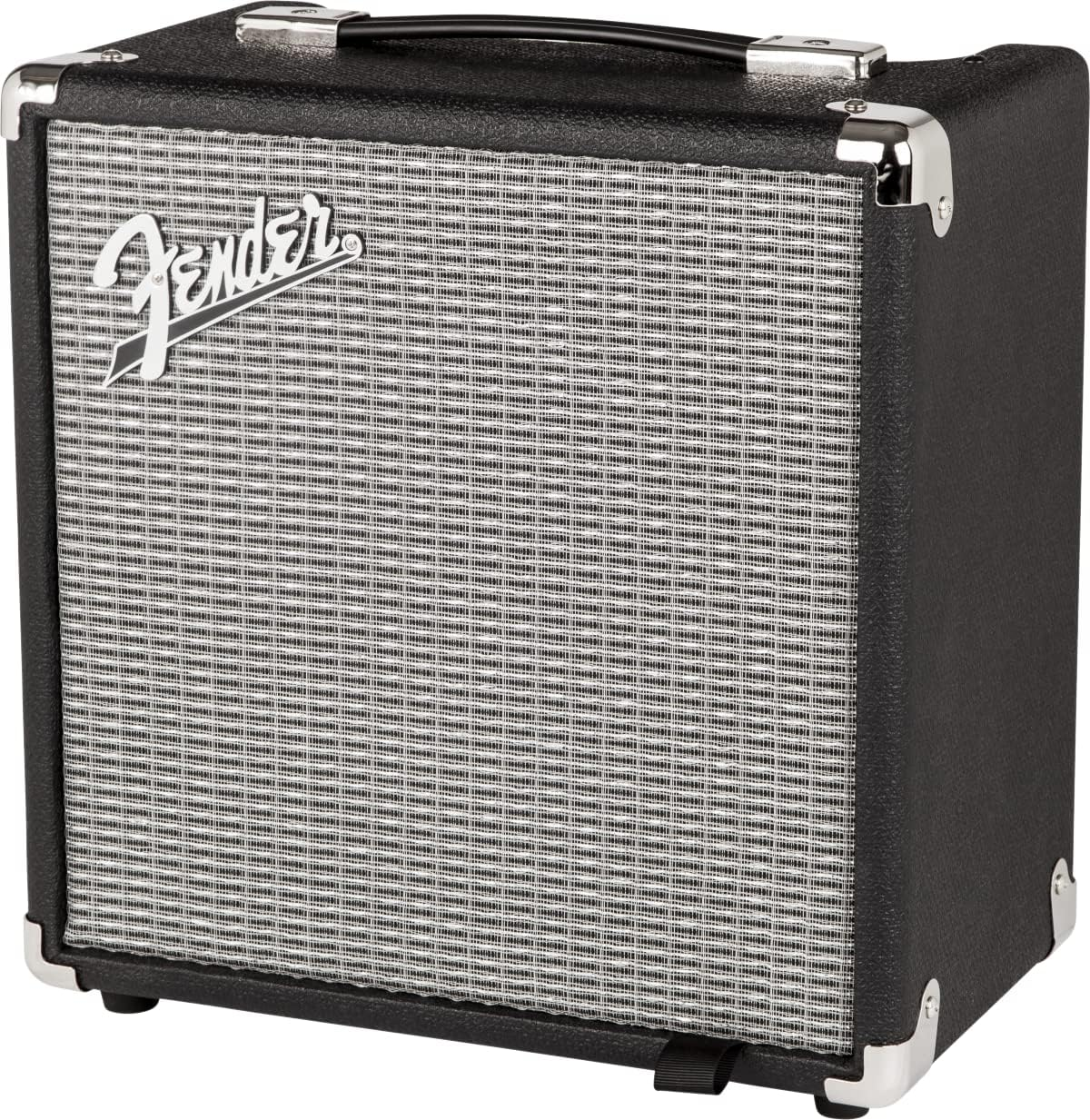 Fender Rumble 15, Bass Amp, 15W, Suitable for Electric Bass Guitar, Small/Compact Bass Practice Amp, Black/Silver image number 3