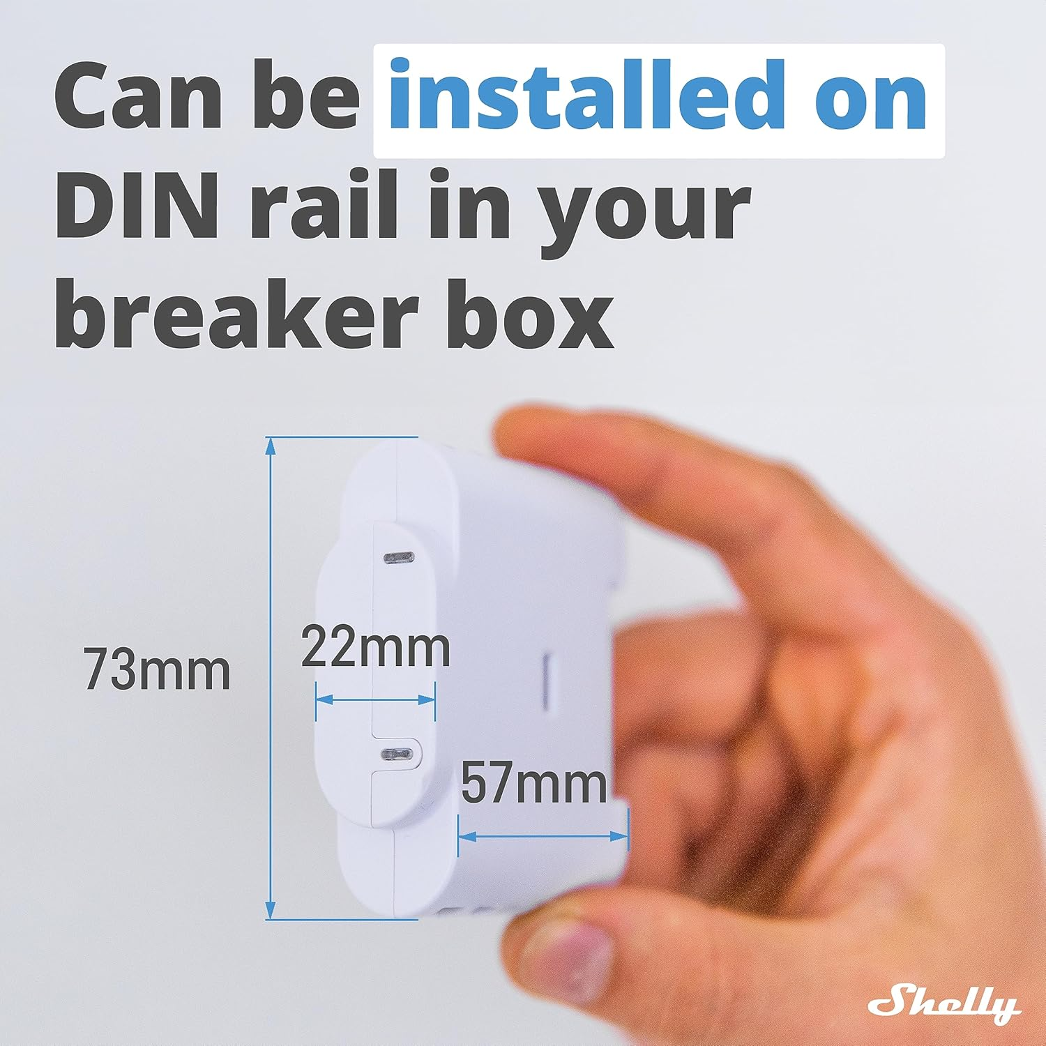 Shelly 3EM | Wifi 3 Channel Smart Energy Meter with Contractor Control Relay Switch | Home Automation | Compatible with Alexa & Google Home | Ios Android App | No Hub Required | Power Monitoring