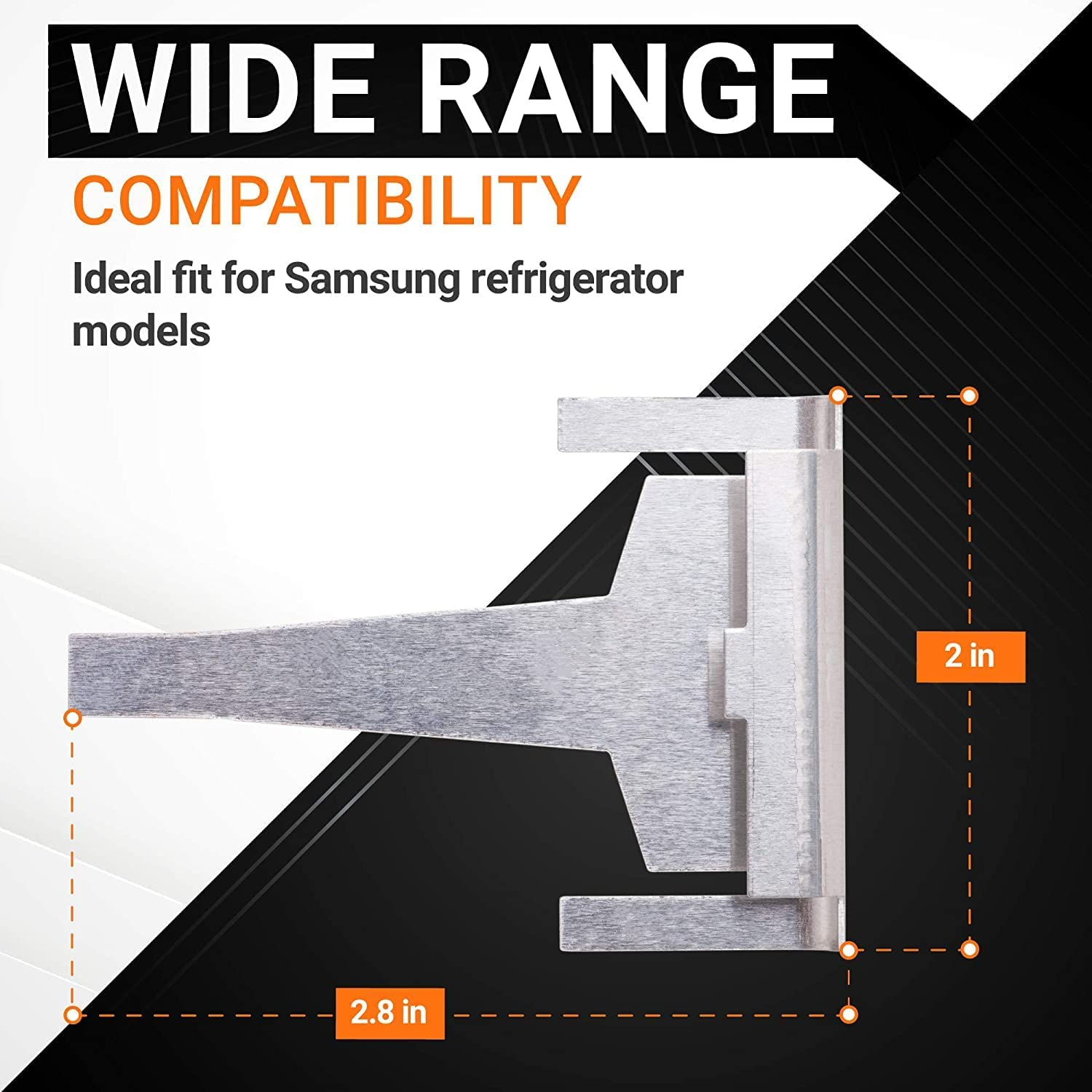DA61-06796A Refrigerator Clip Drain Evaporator Refoem - Solve the Ice Buildup Problem - Perfect Fit for Samsung Refrigerators - Replaces DA61-06796A PS4145120 - Pack of 2 image number 4
