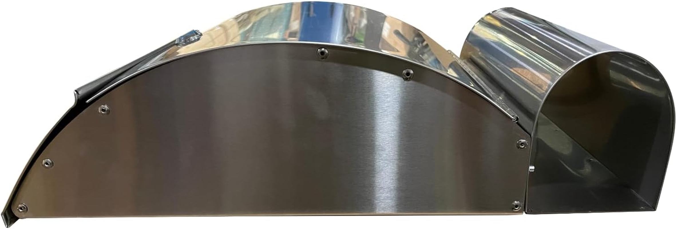 Letterboxe Gal Stainless Hampton Mail Box Mailbox Grey White Black - 10 Options, SS Basic 247W image number 6