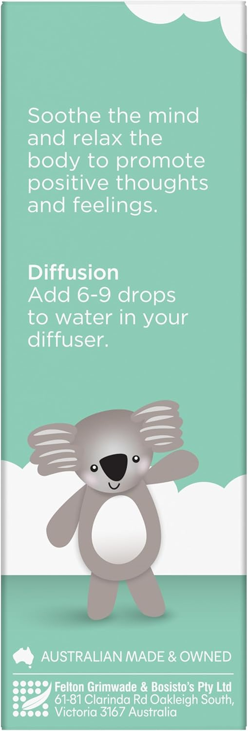 Euky Bear Worry Buster 10Ml, Relax, Soothing, Mandarin, Lavender & Siberian Fir Diffuser Oil image number 5