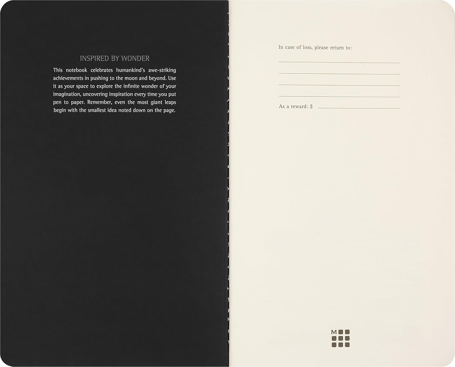 Moleskine Limited Edition Nasa-Inspired Cahier Journals, Soft Cover, Large (5" X 8.25"), Plain, Black/Gray, 80 Pages (Set of 2) image number 6