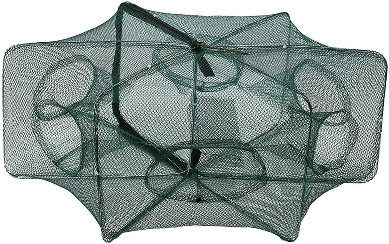 Fishing Pot, Crab Minnow Crawdad Cage Foldable Easy to Use for Outdoor for Fishing image number 4