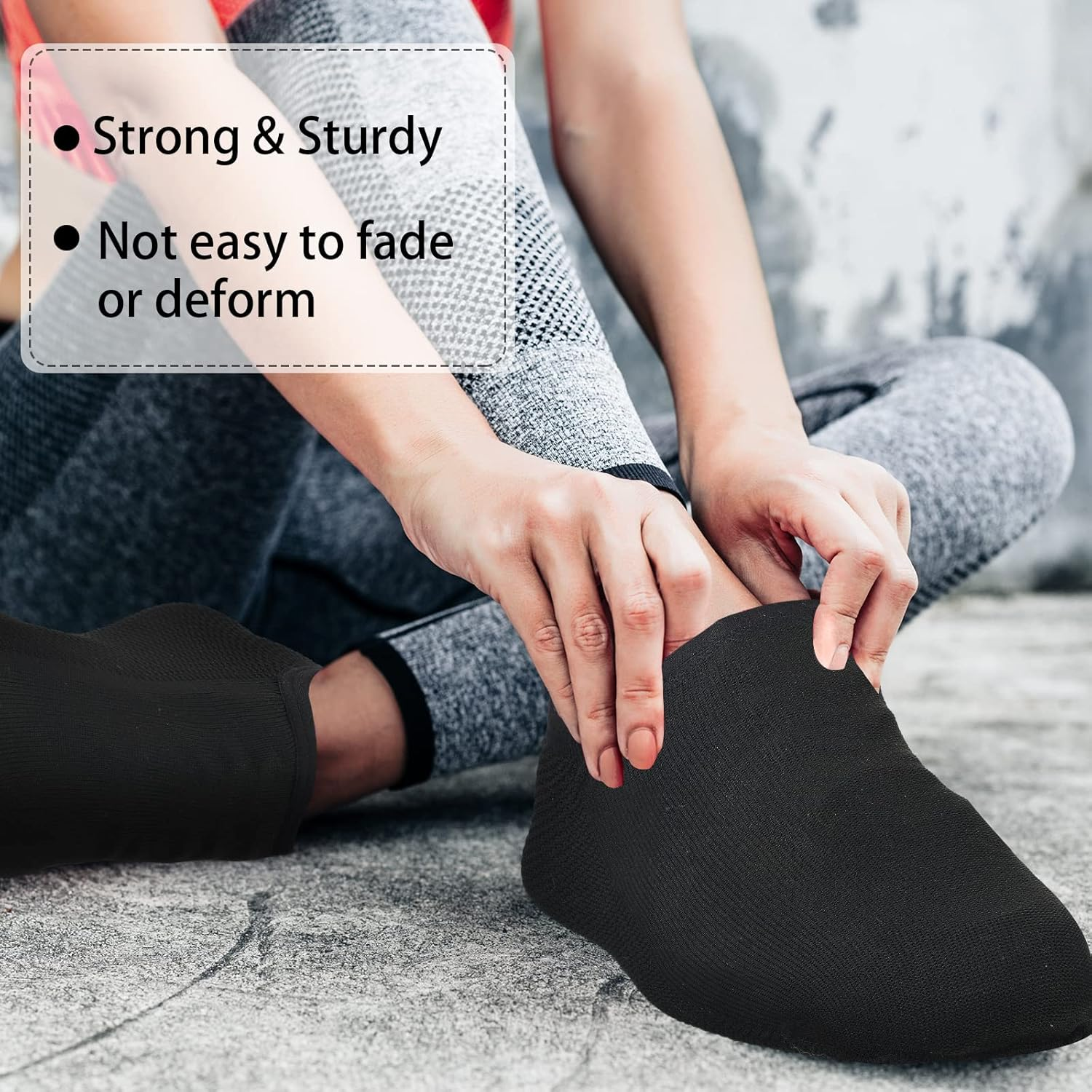 Handepo Dance Shoe Covers Sports Socks for Carpet Floors Women'S Yoga Socks for Dancing Ballet Outdoors image number 1