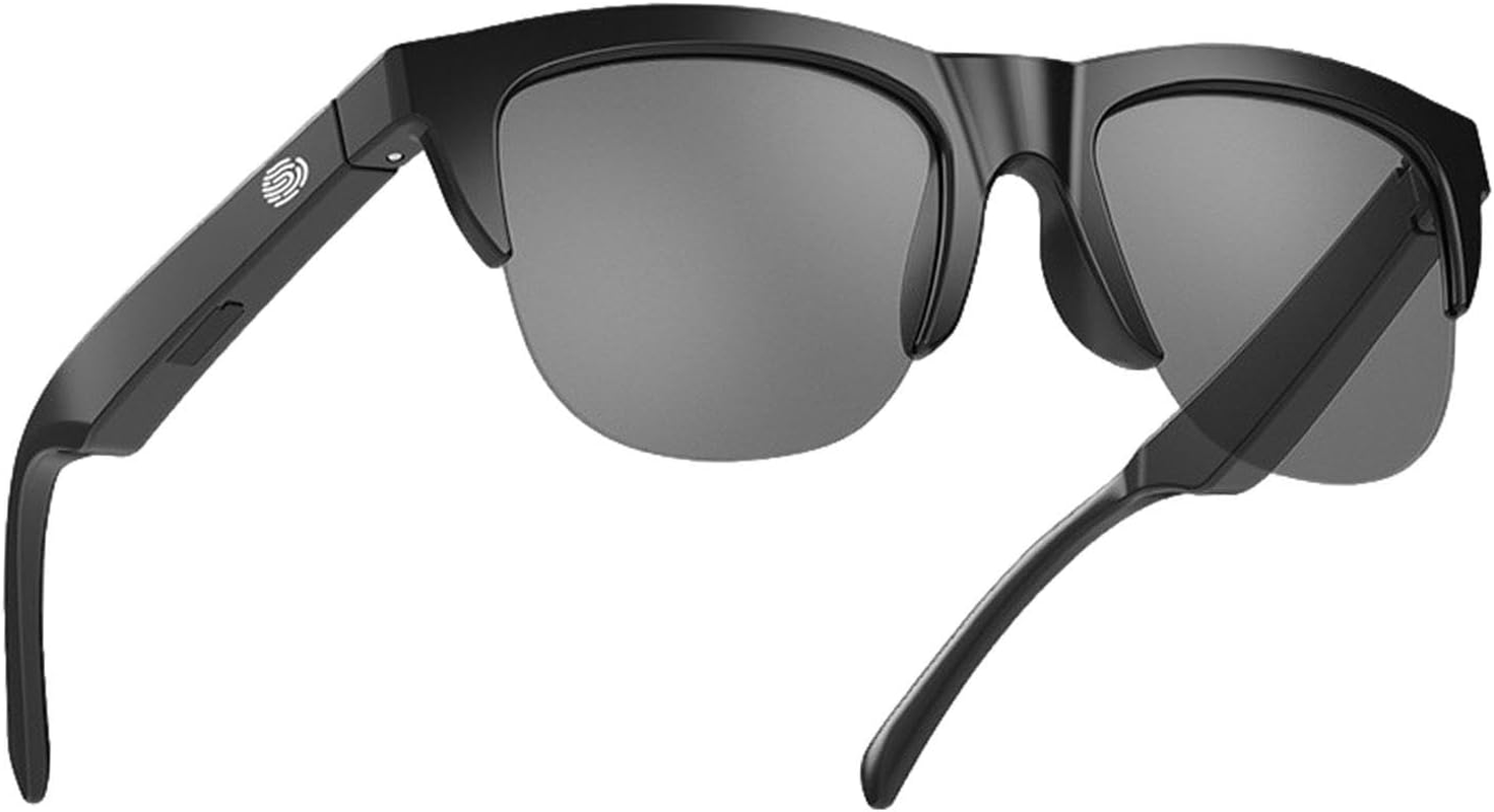 Smart Glasses, Wireless Sunglasses, UV Protection Sports Glasses with Bone Conduction Technology, High-Performance Wireless UV Block, Outdoor Sports Glasses for Walking and Riding image number 2