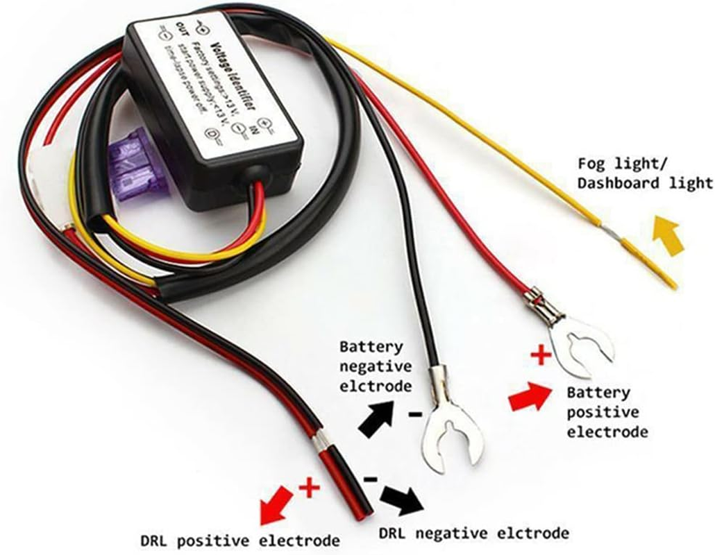 AU DRL Controller Car Auto LED Daytime Running Light Relay Harness Dimmer A++ image number 3