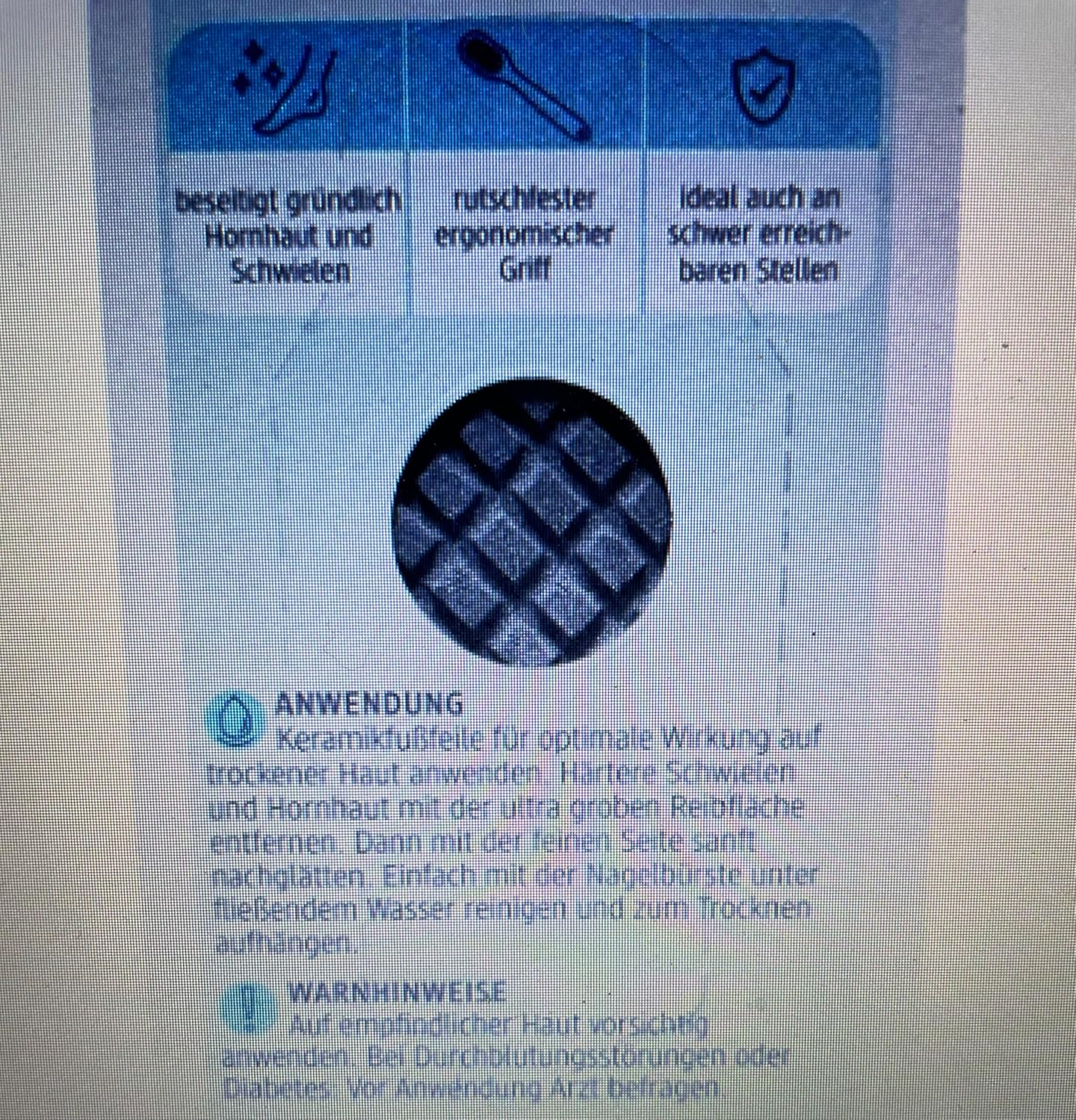 Balea Callus Remover File Ceramic Pack of 1