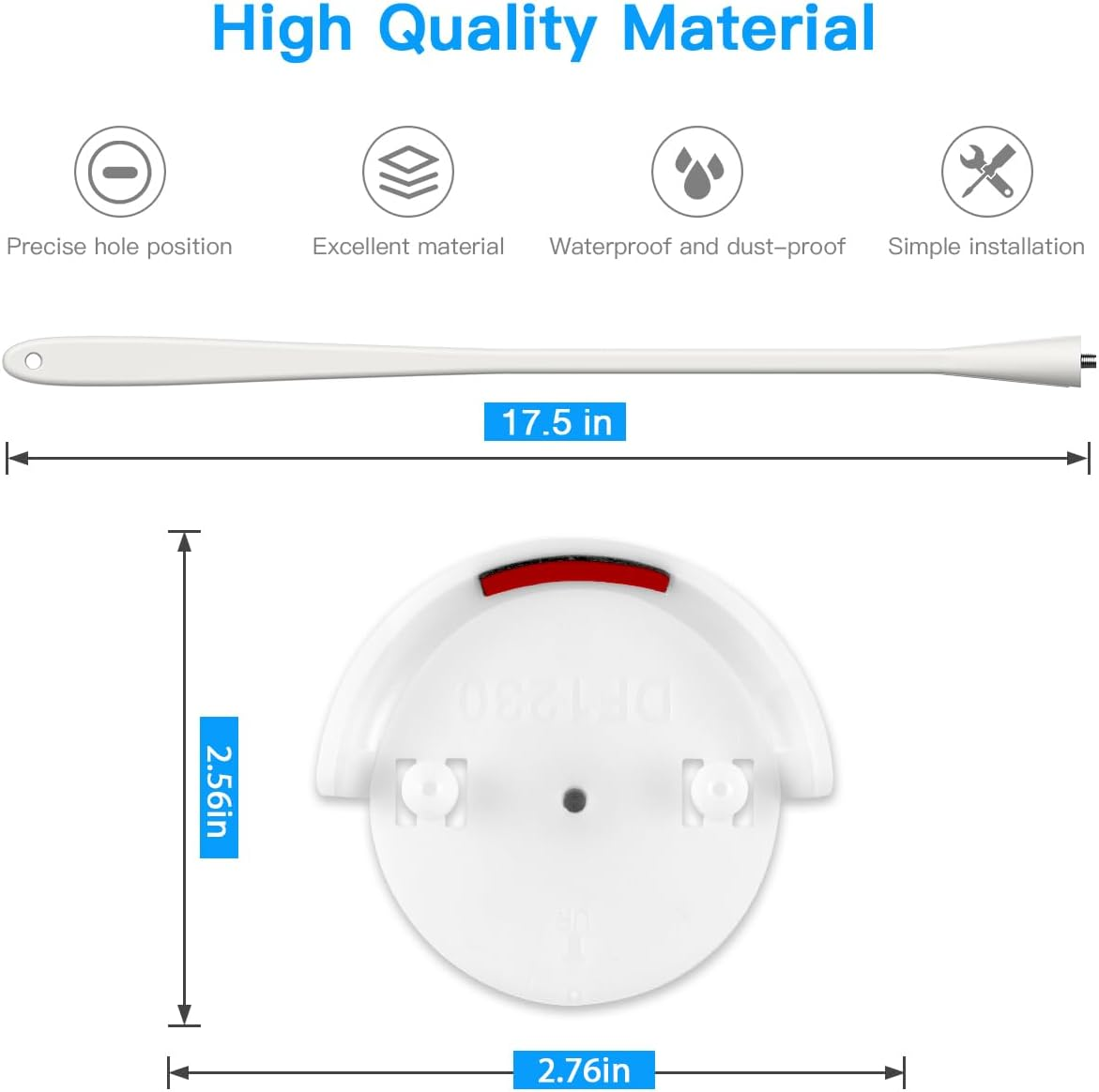 Clamp Mount/Flexibility Mount for Vtech Advanced HQ Max Baby Monitor - Adjustable 40Cm Metal Arm Bracket | Tool-Free Installation | Compatible with Cribs & Furniture (Flexible Mount) image number 5