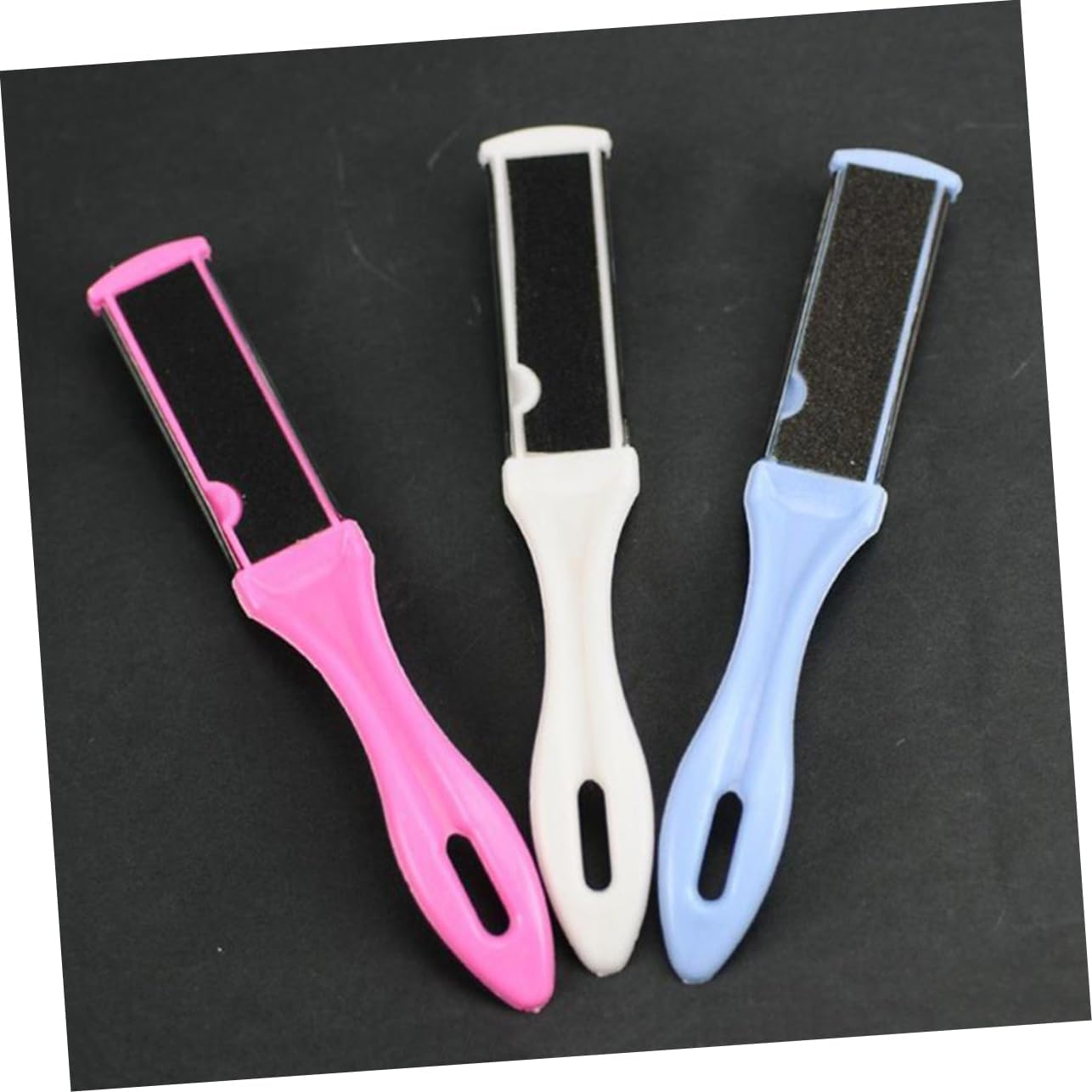 Beatifufu Metal Foot Scraper Blade Double-Sided Foot Heel Paddle for Pedicure Maintenance Random Color image number 6