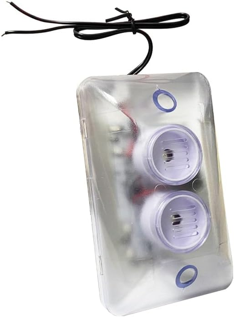 Taikuwu 120Db Strobe Siren Alarm - 220V AC Dual Red & Blue Flashing Lights, Fire Emergency Alarm for Public Safety, Warehouses, Schools (ABS Housing, Wall-Mounted) image number 1