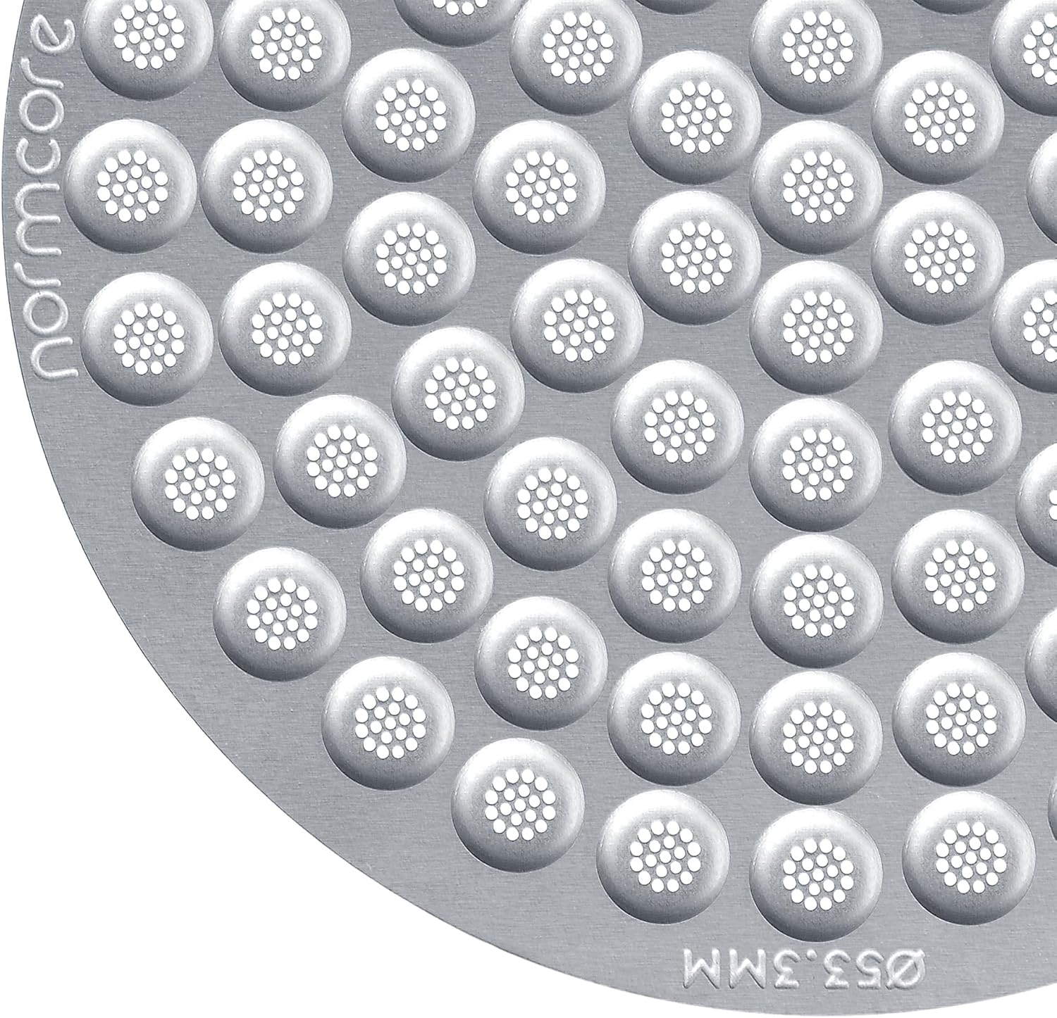 Normcore 53.3Mm Puck Screen, 0.8Mm Thickness, Lower Shower Screen, Reusable Metal Filter for Breville Sage 54Mm Portafilter Basket, 316 Stainless Steel image number 5