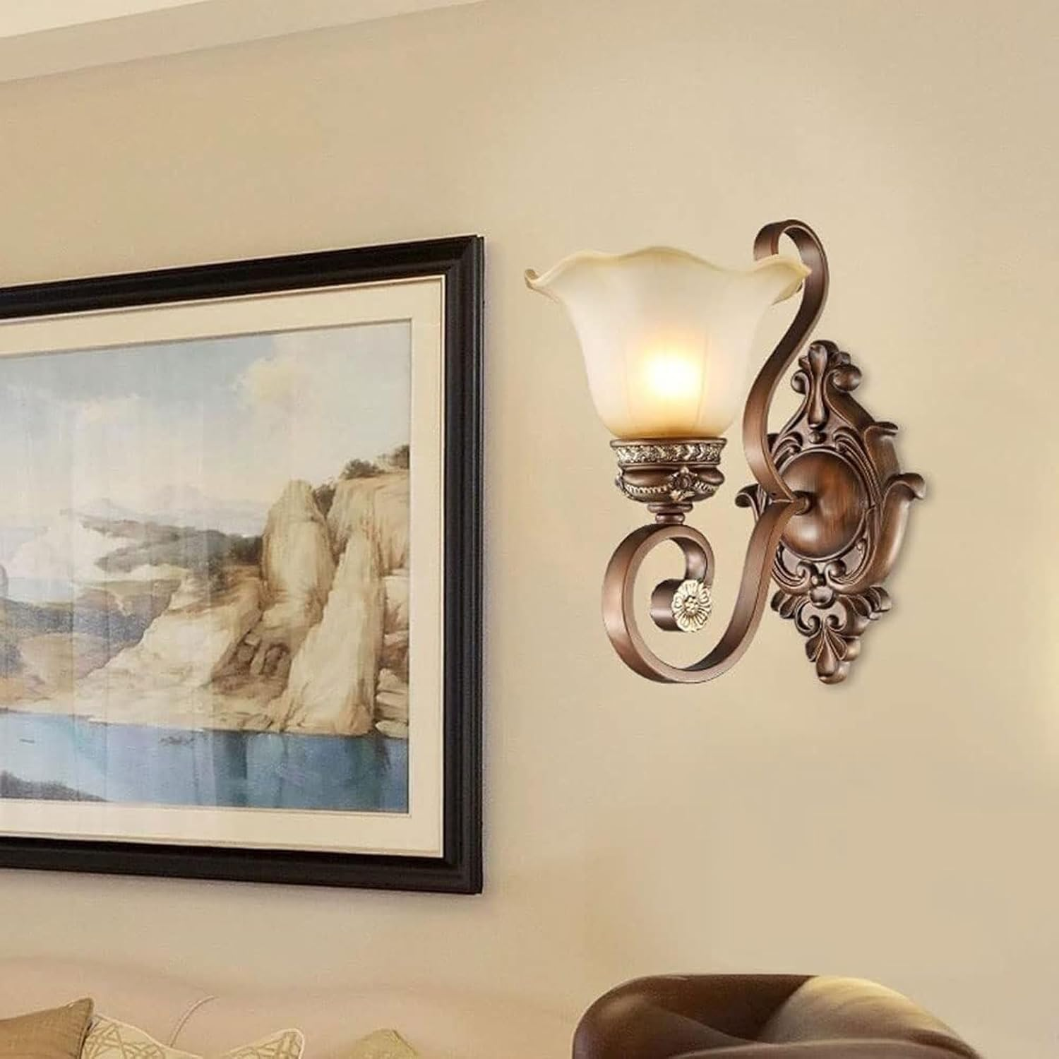 Vintage Metal Iron Wall Lighting Fixtures Retro Wall Lamp Wall Sconces Wall Mounted Lighting Fixture for Restaurant Wall Lighting image number 6