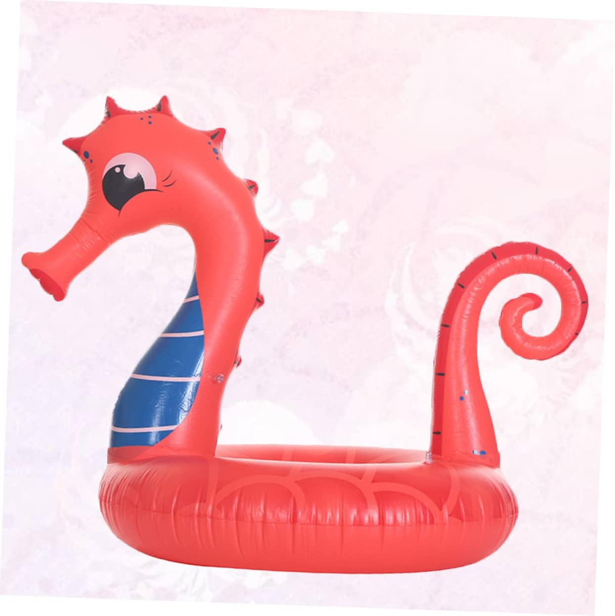 Ibasenice Inflatable Sea Horse Swimming Mouth for Adults Boys and Girls Pool Beach Fun image number 1