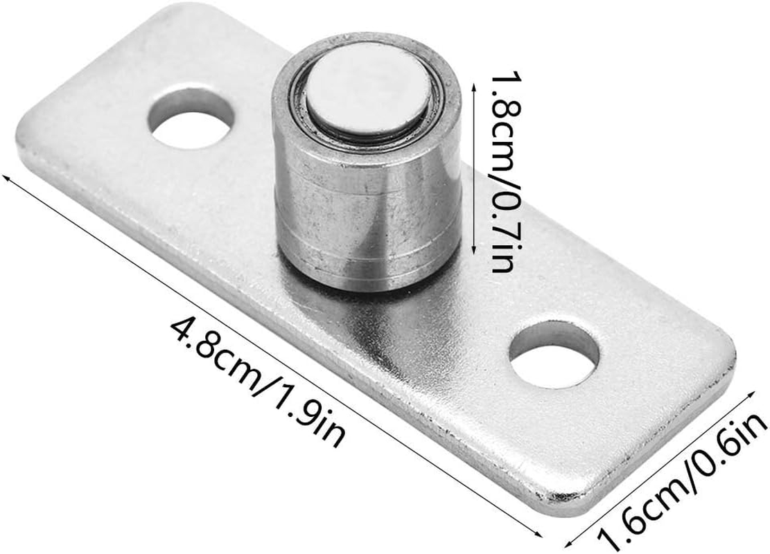 Omabeta Pack of 2 Sliding Barn Door Floor Guide, Stainless Steel Sliding Door Floor Guide, Door Hardware Accessories for Wooden Doors Sliding Doors Barn Doors, Quiet and Easy to Install image number 6