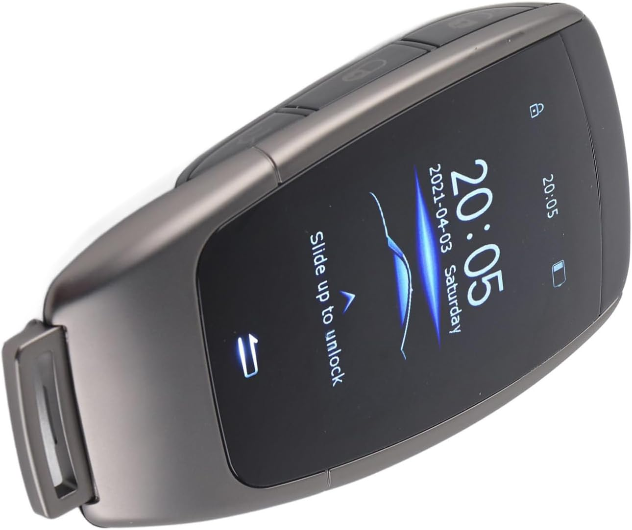 Universal TK900 LCD Touch Screen Smart Key Remote Keyless Entry, Entry Remote Control Car Key for Start Stop Engine Button Models (Black) image number 2