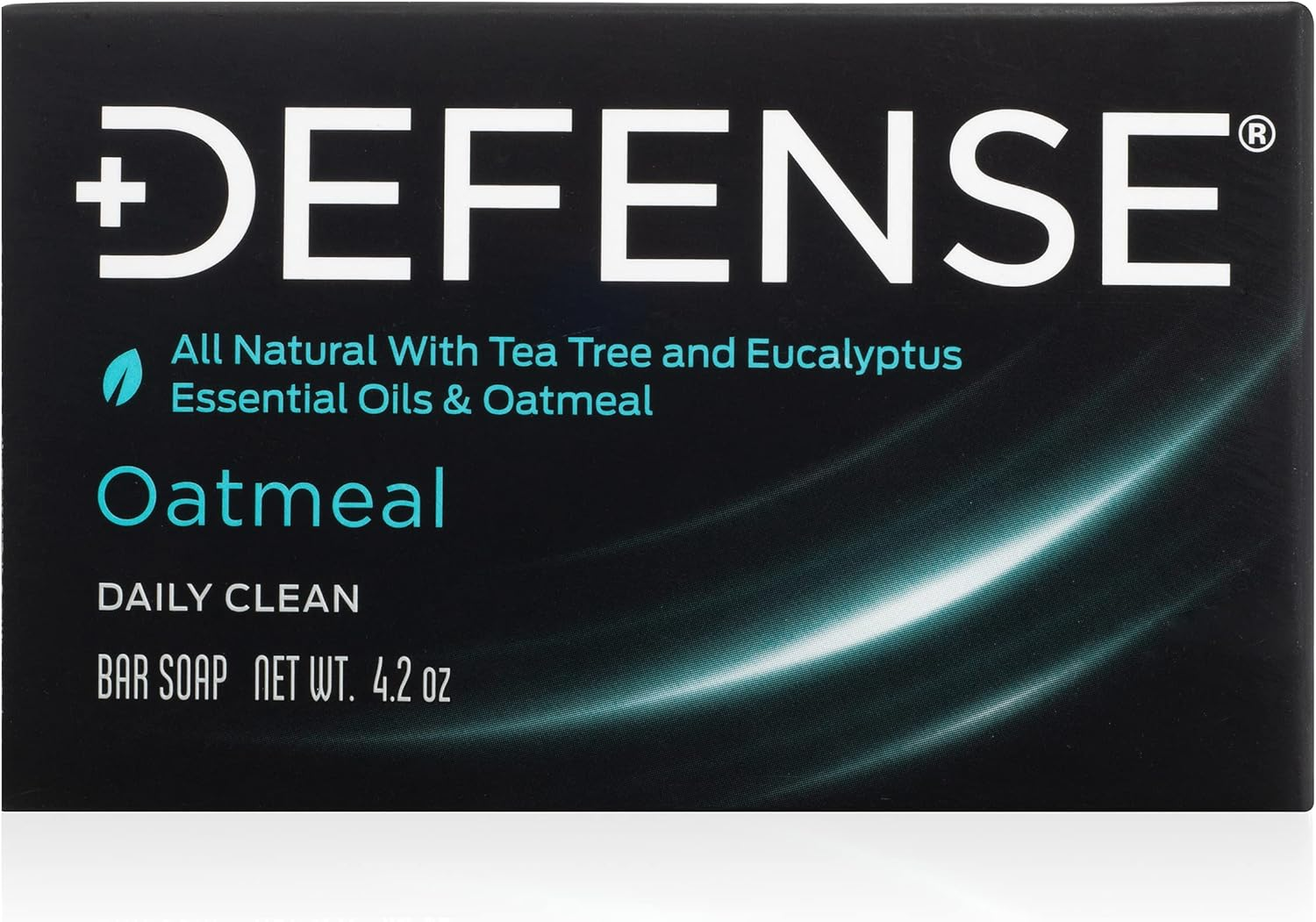 (Oatmeal) - Defence Soap, Oatmeal, 120Ml Bar (Pack of 12) - 100% Natural and Herbal Pharmaceutical Grade Tea Tree Oil image number 2