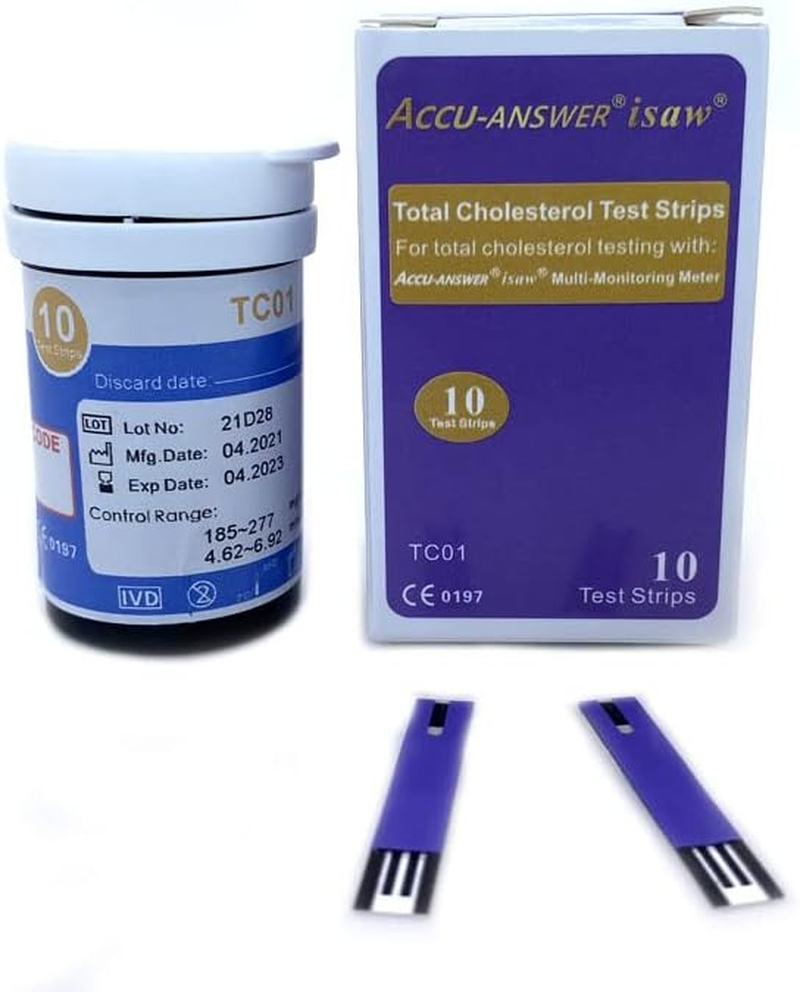 Accu-Answer Multifunction Monitor Test Paper 10 Pcs (Cholesterol Test Paper) image number 2